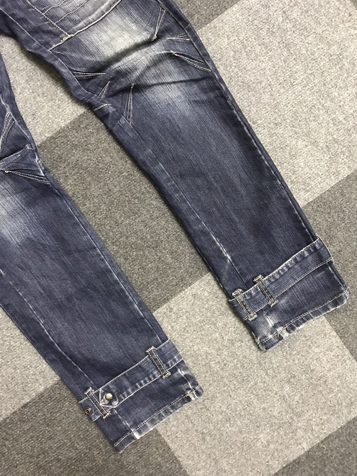 Japanese Brand Archival Design PPFM Bush Biker Jeans Size US 32 / EU 48 - 6 Thumbnail