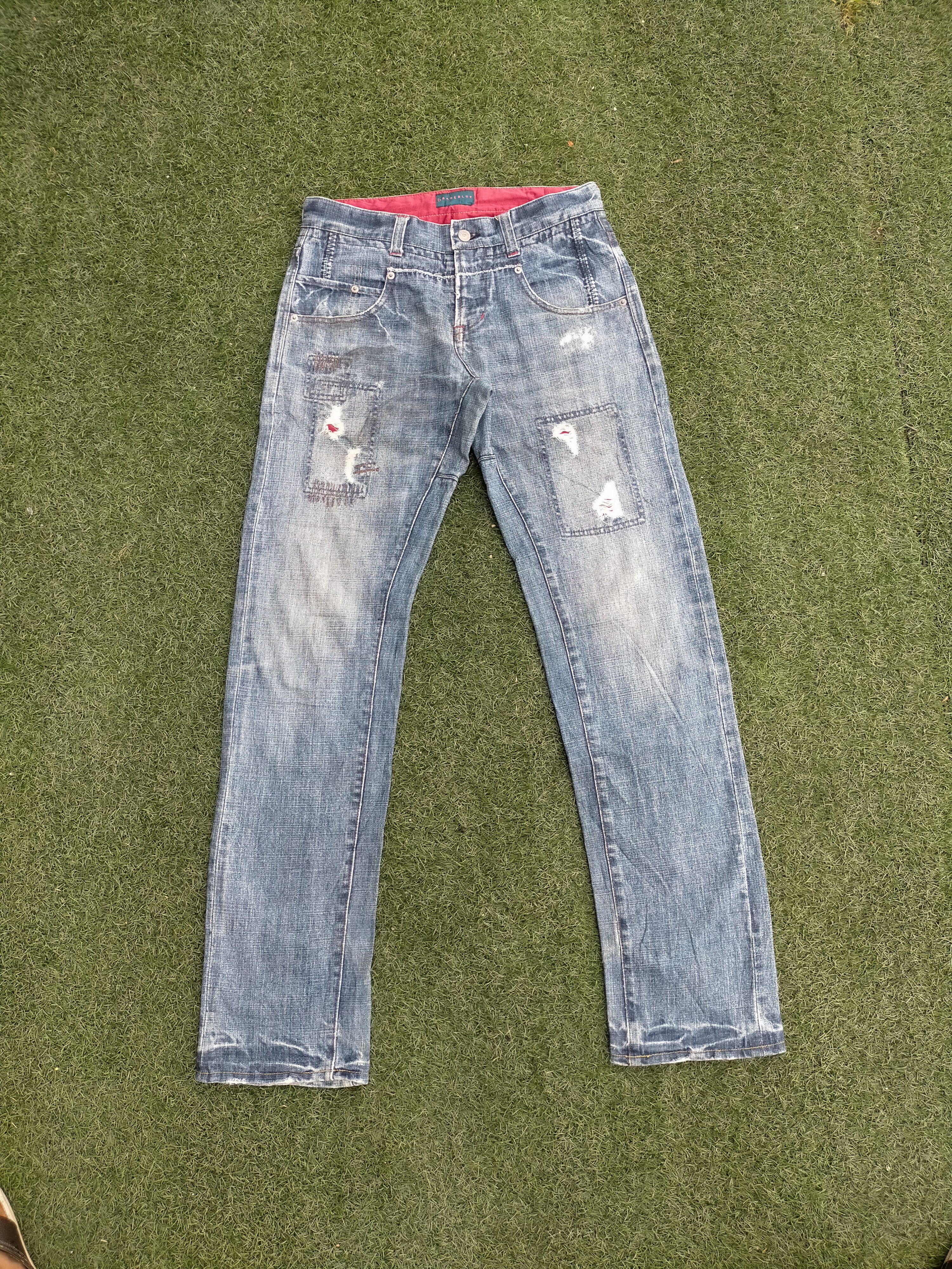 Hysteric Glamour RAGEBLUE x patchwork denim selvedge Pants Size US 32 / EU 48 - 12 Thumbnail