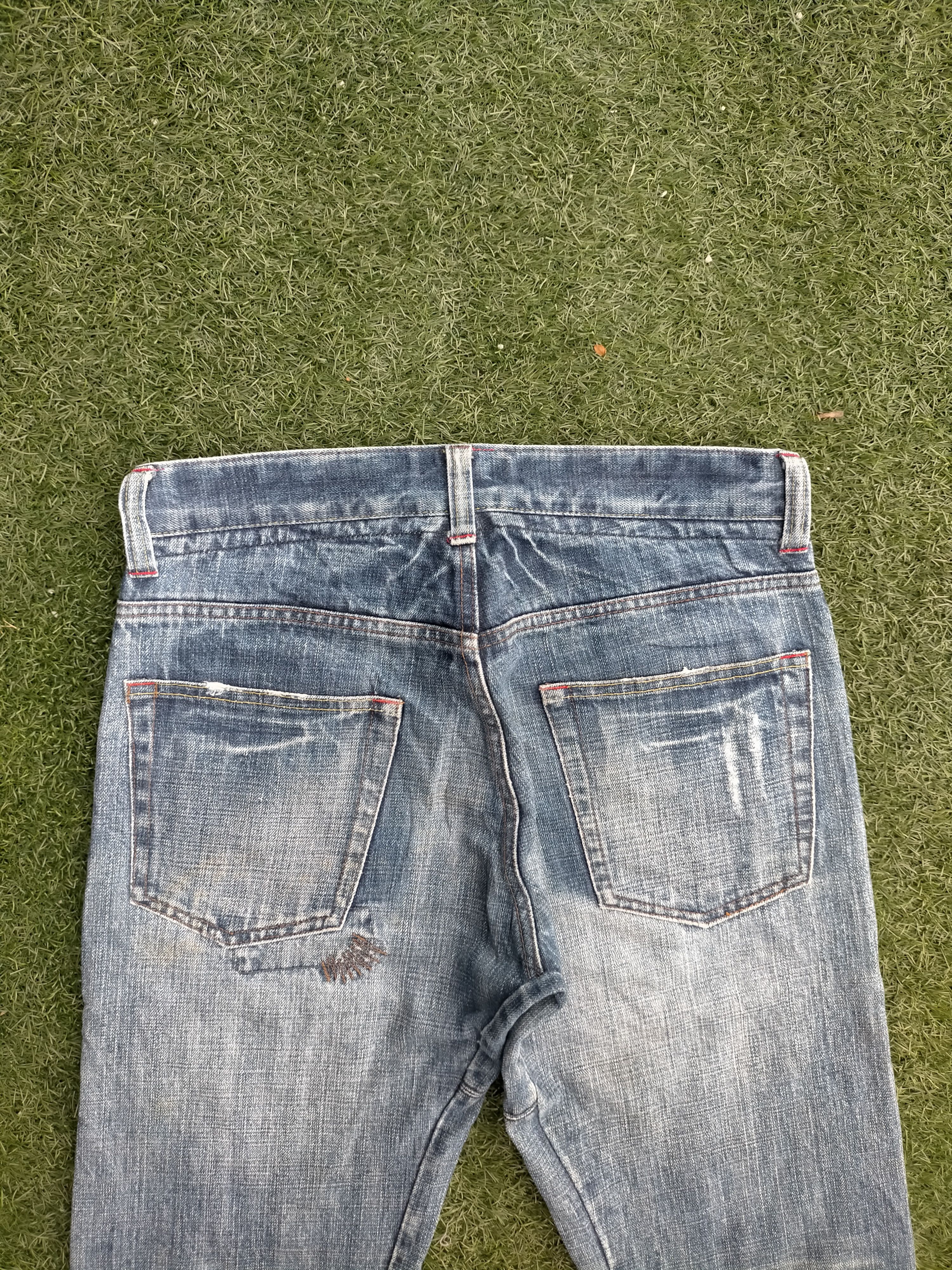 Hysteric Glamour RAGEBLUE x patchwork denim selvedge Pants Size US 32 / EU 48 - 17 Thumbnail