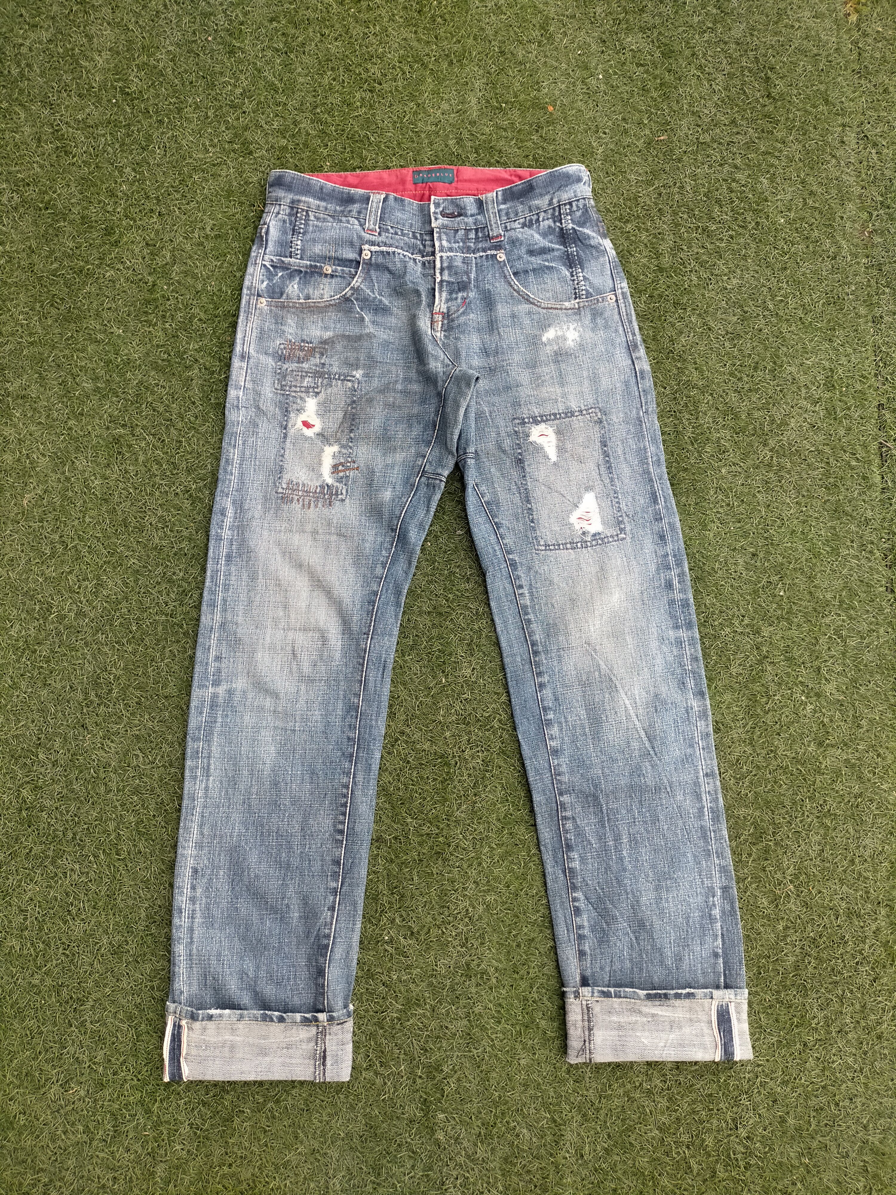 Hysteric Glamour RAGEBLUE x patchwork denim selvedge Pants Size US 32 / EU 48 - 1 Thumbnail