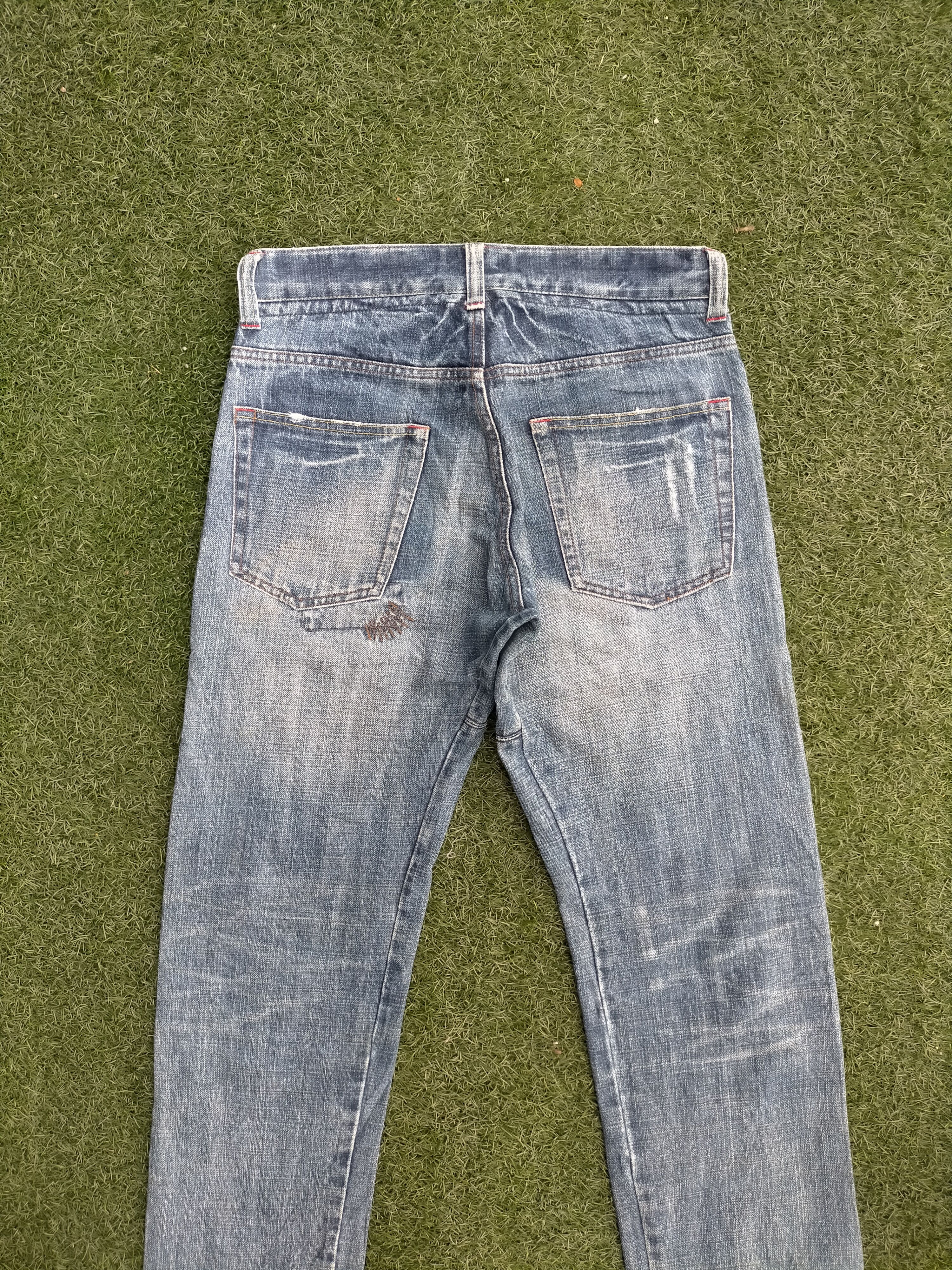 Hysteric Glamour RAGEBLUE x patchwork denim selvedge Pants Size US 32 / EU 48 - 14 Thumbnail