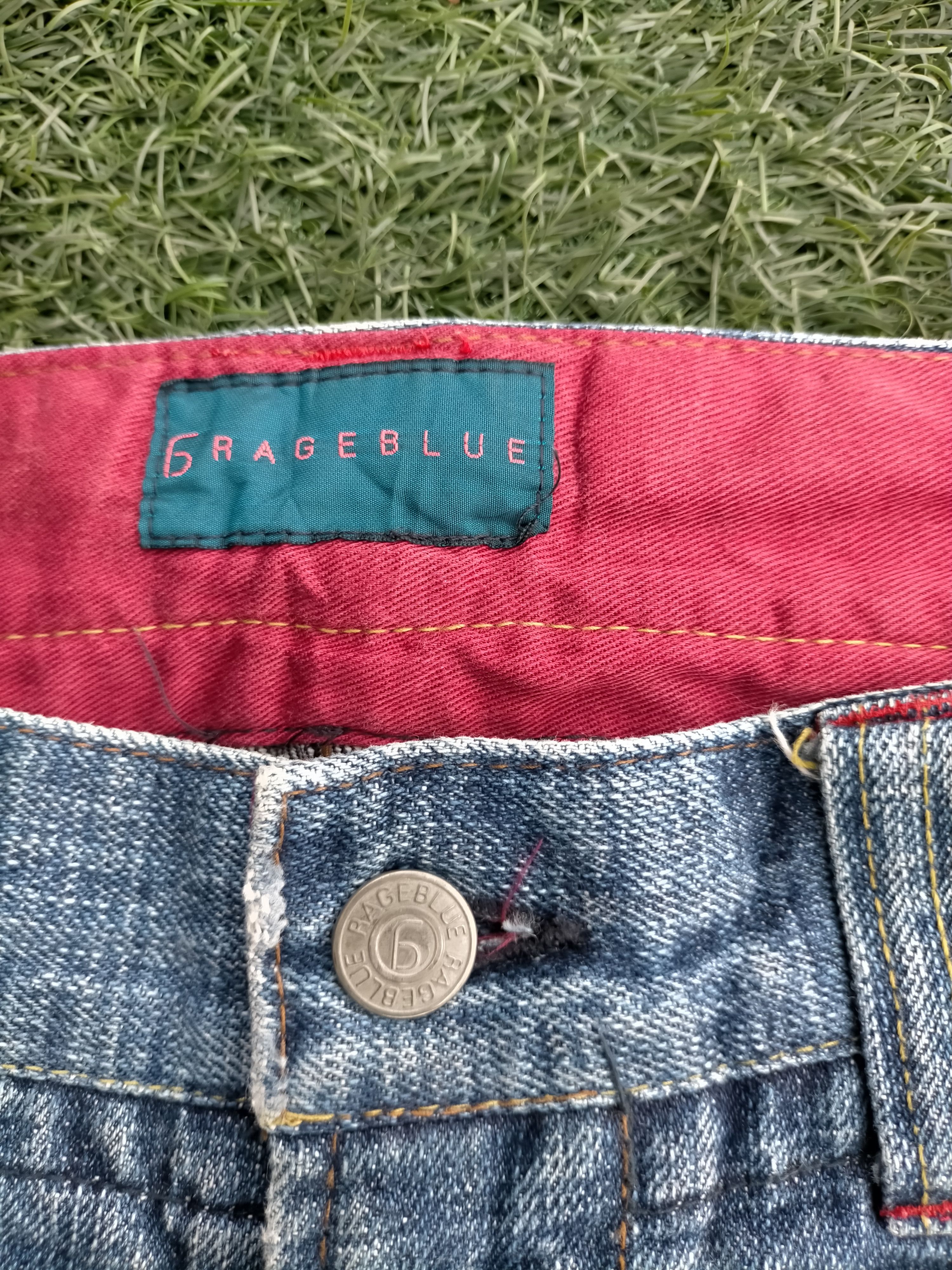 Hysteric Glamour RAGEBLUE x patchwork denim selvedge Pants Size US 32 / EU 48 - 8 Thumbnail
