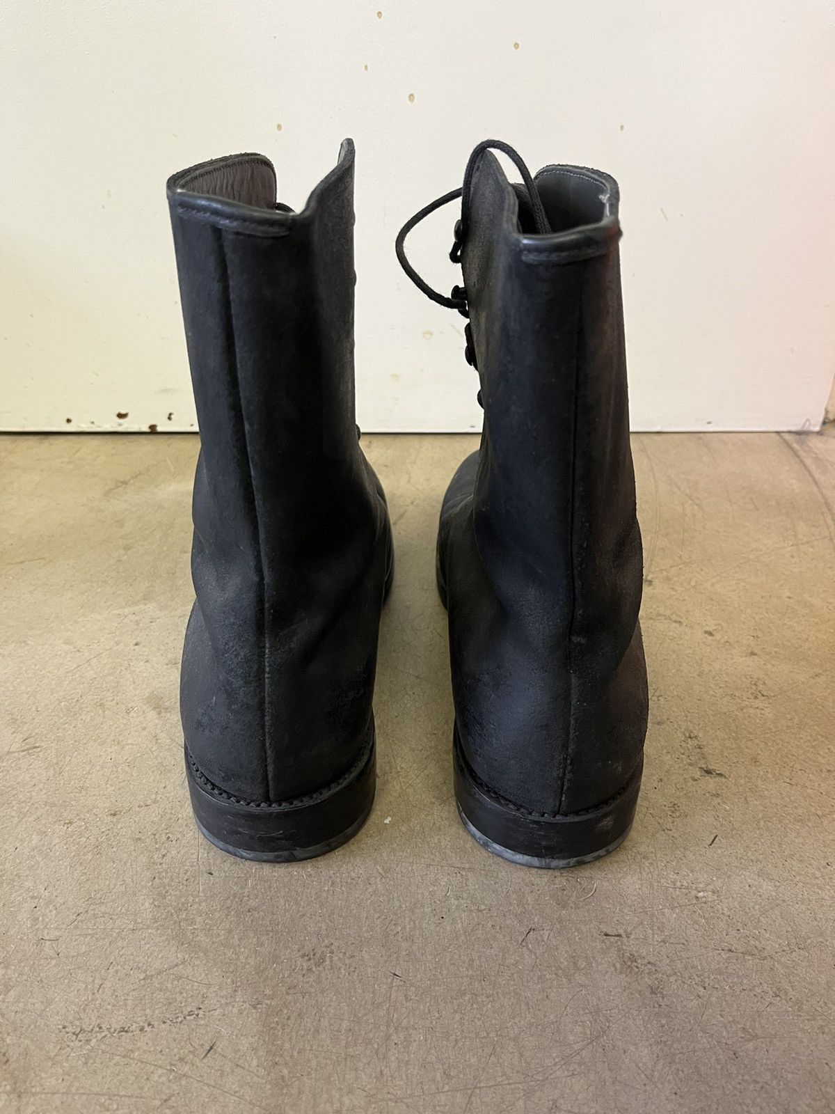 Jil Sander JIL SANDER leather combat boots Size US 10.5 / EU 43-44 - 4 Thumbnail