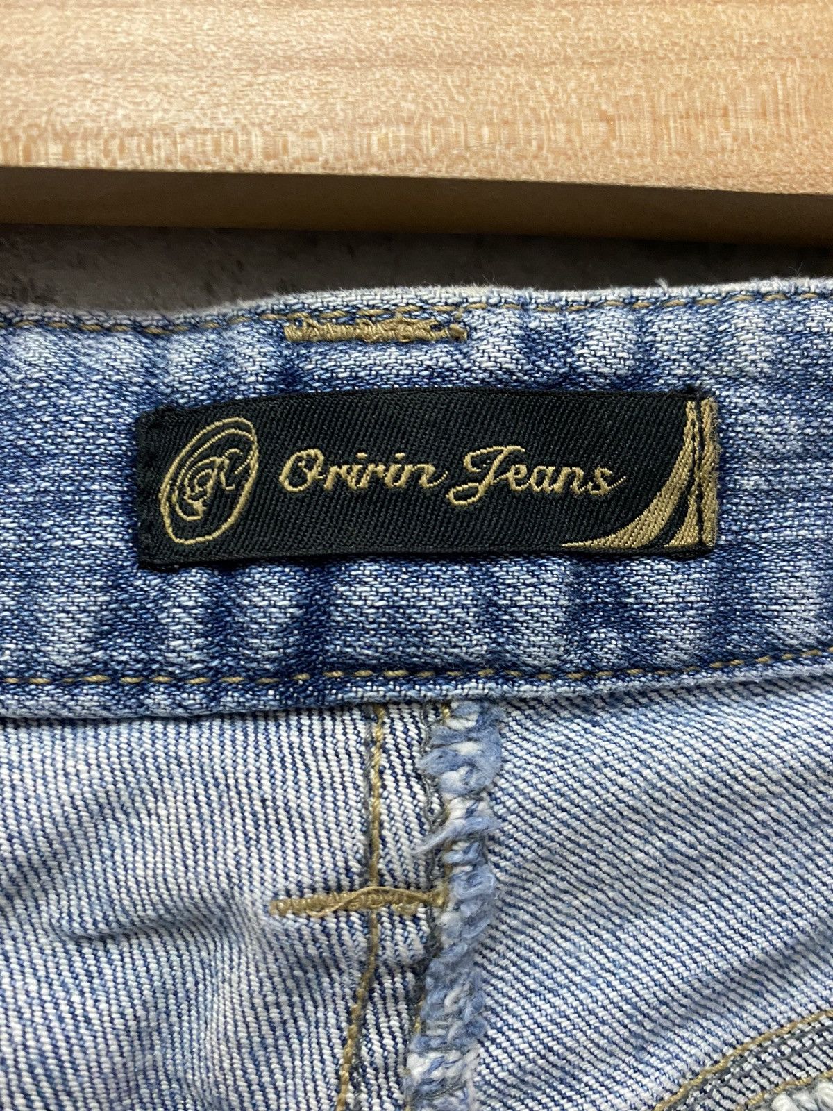 Japanese Brand Vintage Oririn Jeans Bush Pocket Button Up Ankle Flared Size US 28 / EU 44 - 16 Thumbnail