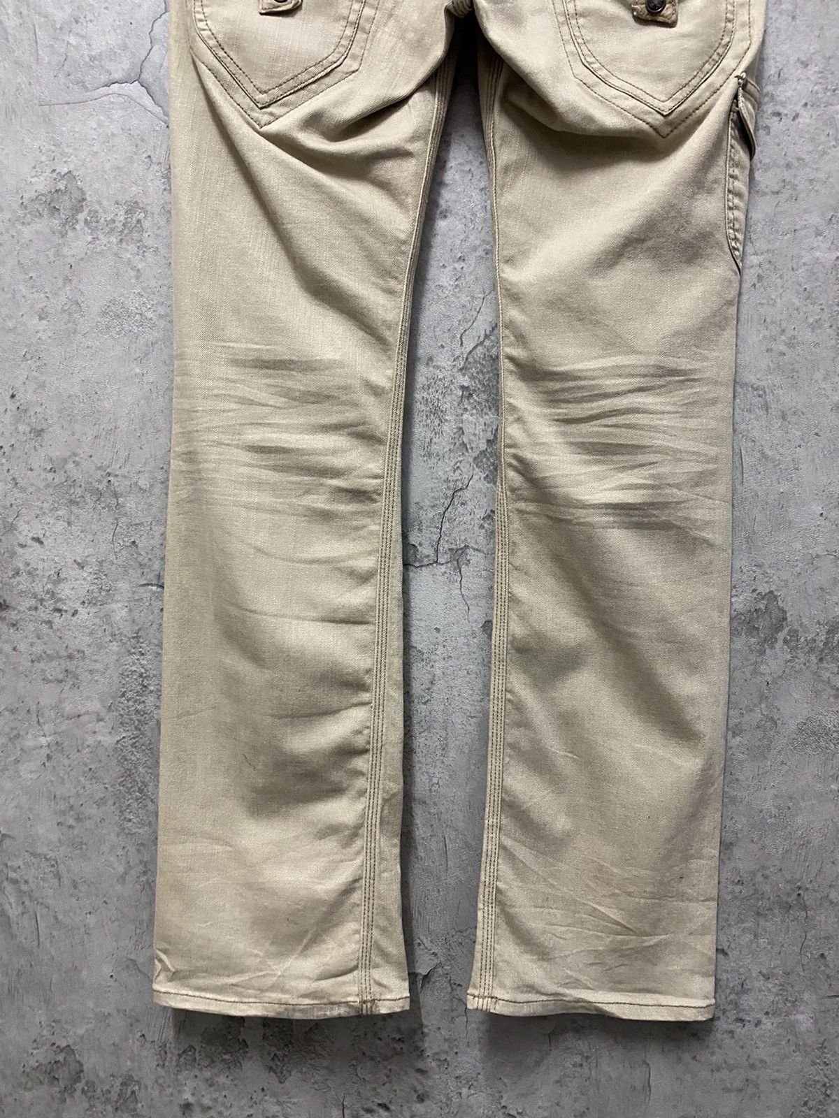 Le Grande Bleu (L.G.B.) Nicole Club Japan Leather Pocket Cargo Flared Pants Size US 32 / EU 48 - 11 Thumbnail