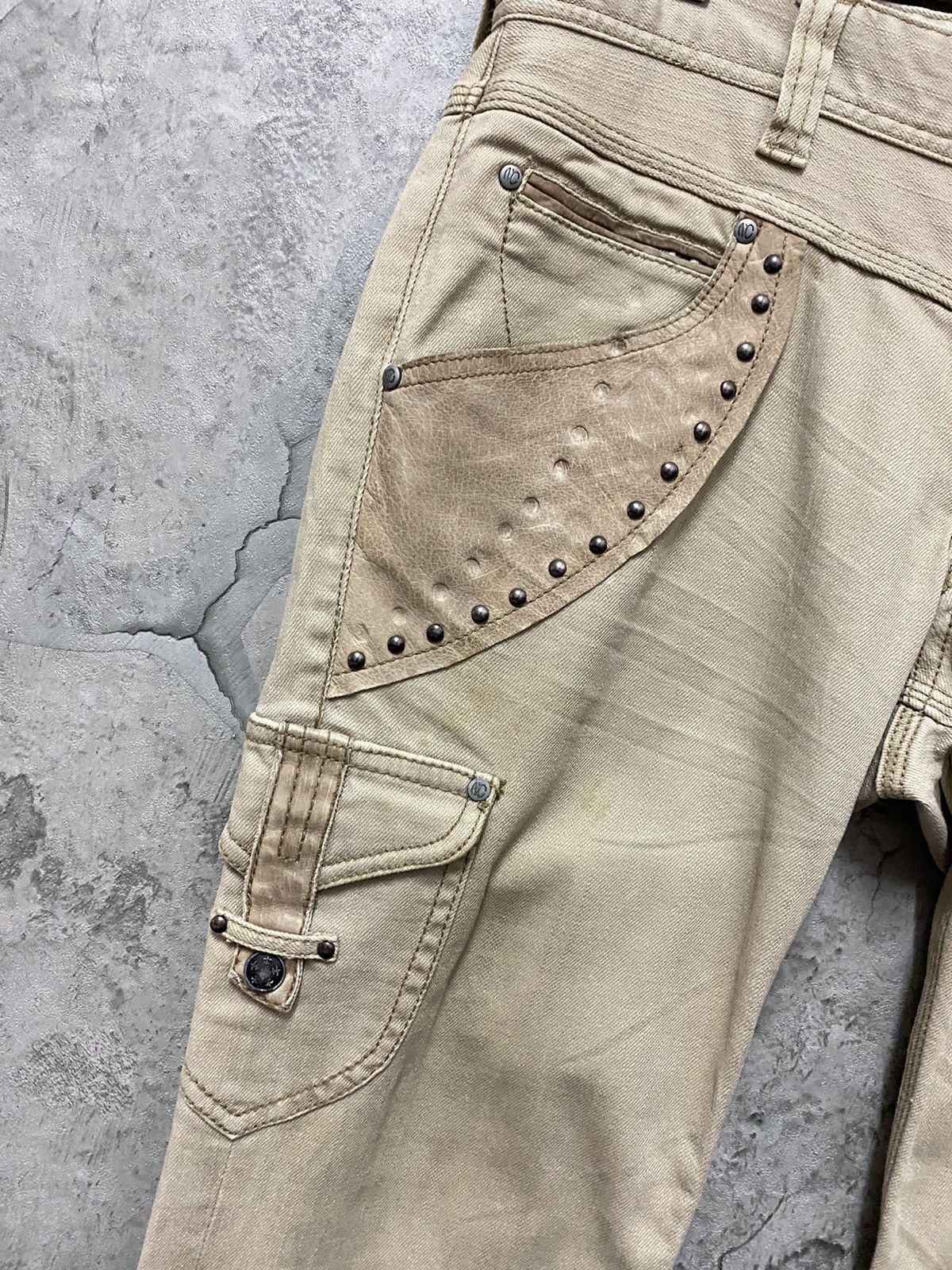 Le Grande Bleu (L.G.B.) Nicole Club Japan Leather Pocket Cargo Flared Pants Size US 32 / EU 48 - 6 Thumbnail