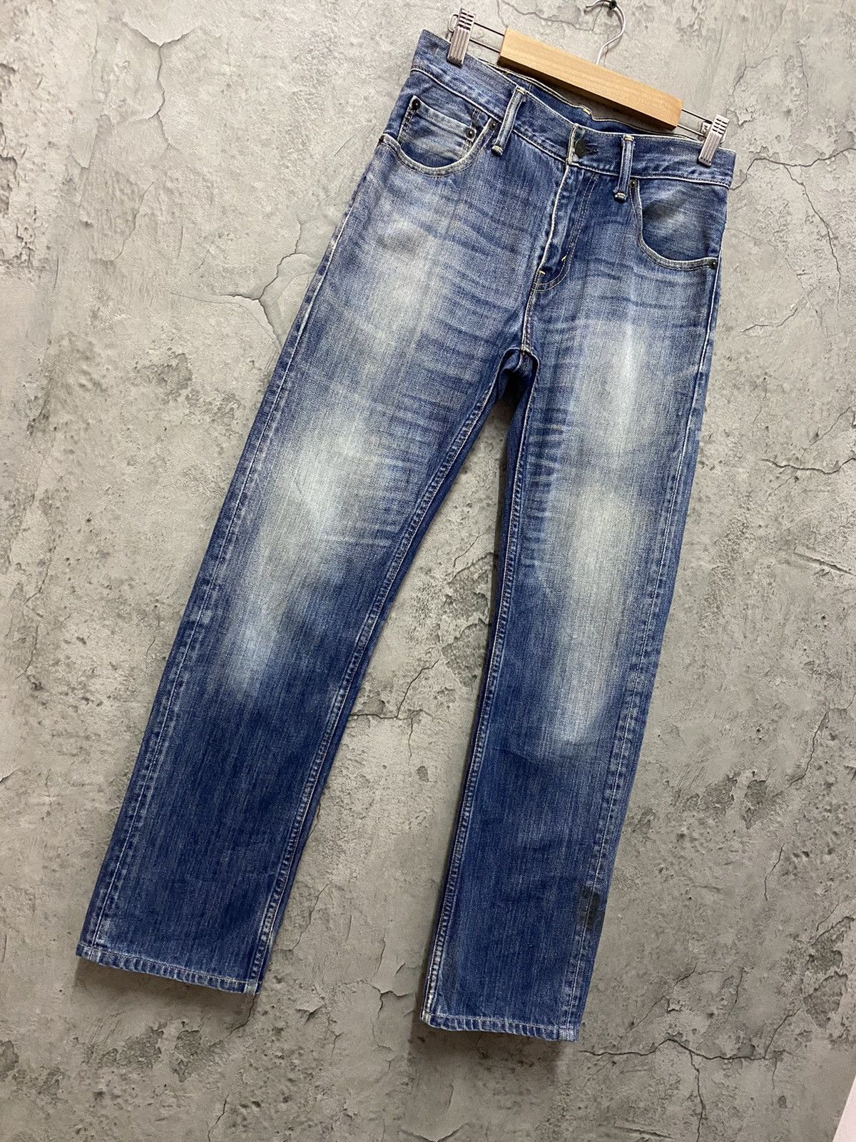 Levi's Vintage Levis 505 Faded Blue Denim Pants Size US 28 / EU 44 - 3 Thumbnail