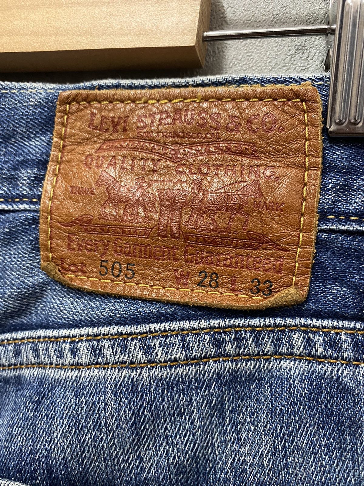 Levi's Vintage Levis 505 Faded Blue Denim Pants Size US 28 / EU 44 - 13 Thumbnail