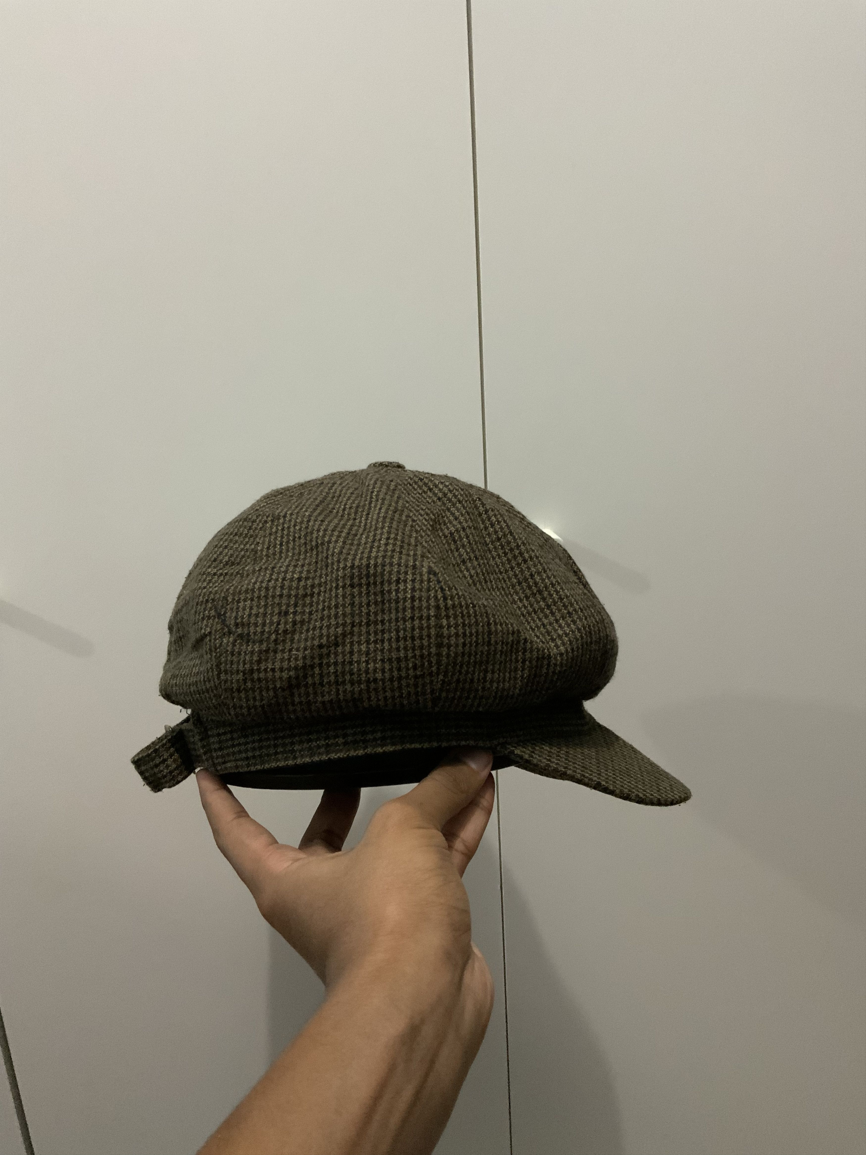 Japanese Brand Monogram Newsboy Street Fashion Cap Size ONE SIZE - 3 Thumbnail