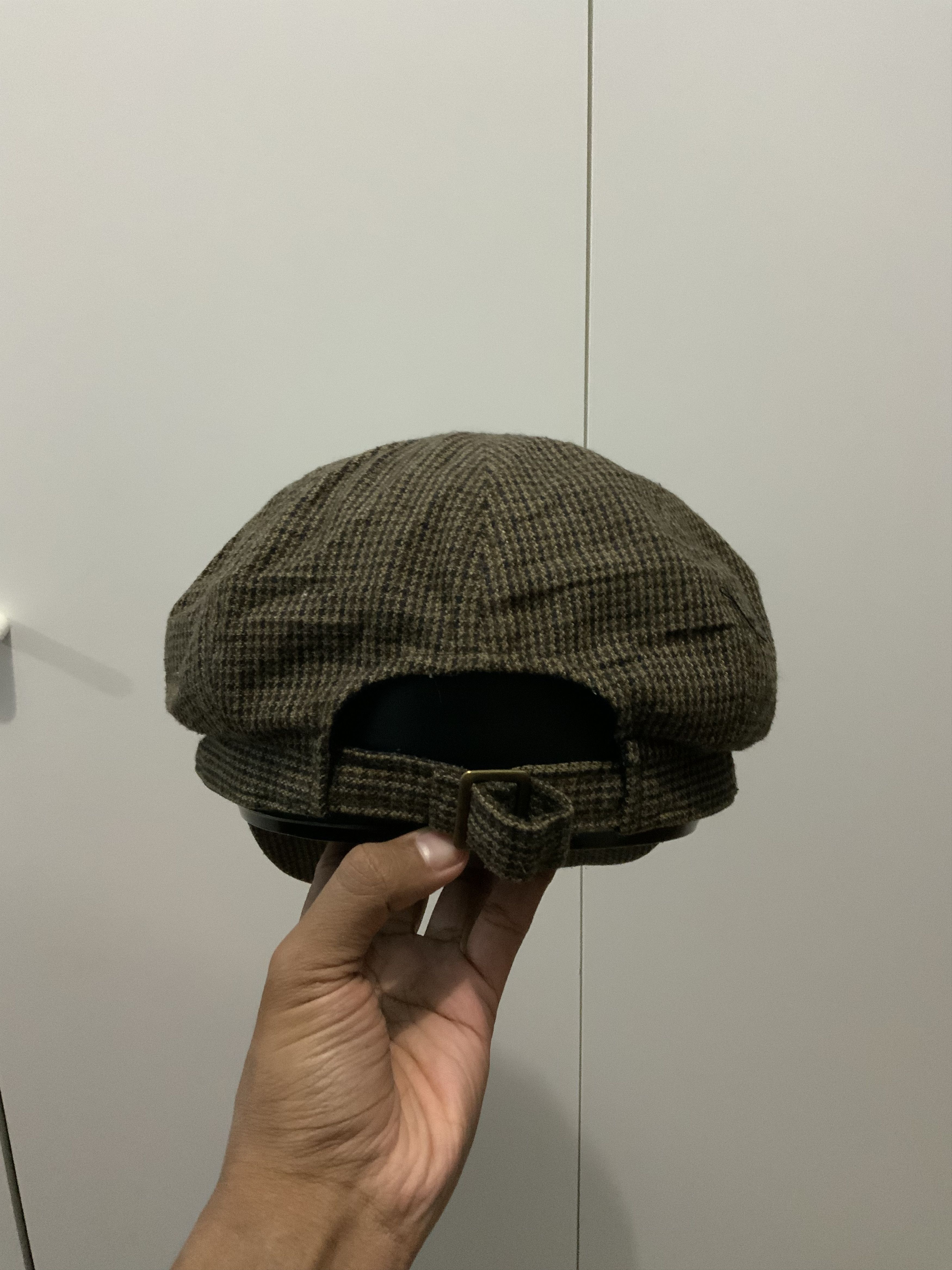 Japanese Brand Monogram Newsboy Street Fashion Cap Size ONE SIZE - 4 Thumbnail