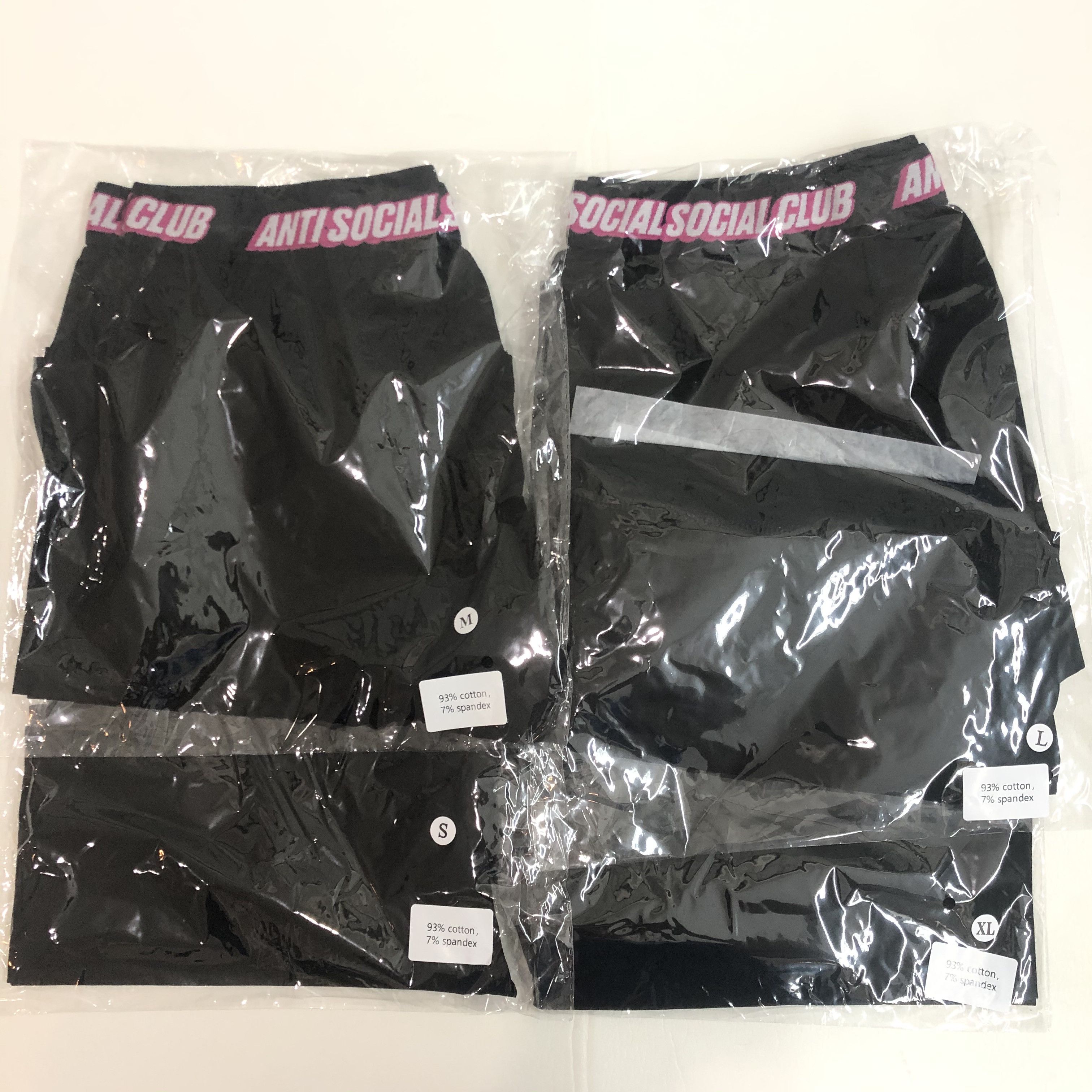 Anti Social Social Club DS ASSC Layers of You Black Boxer Underwear Shorts S Small Size 28 - 5 Thumbnail