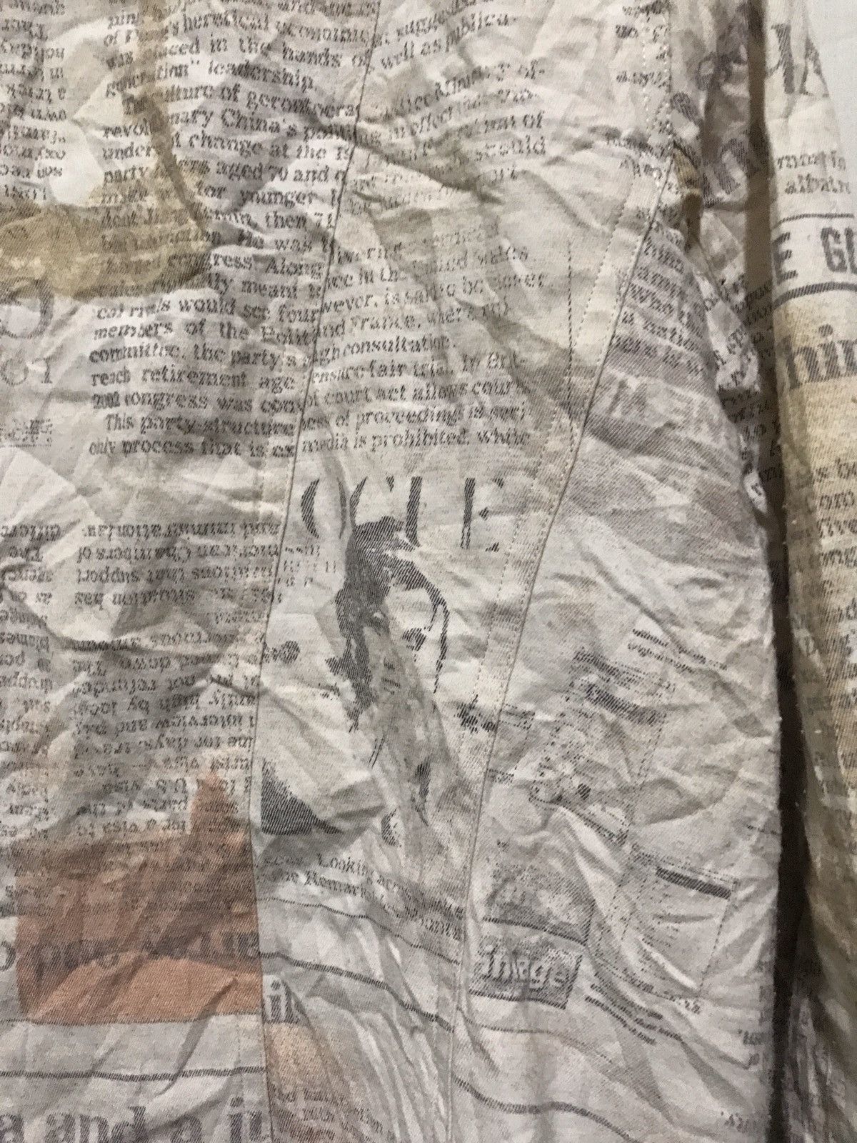 Japanese Brand Jeunesse Full Print Paper Print Jacket Japan Size US M / EU 48-50 / 2 - 8 Thumbnail