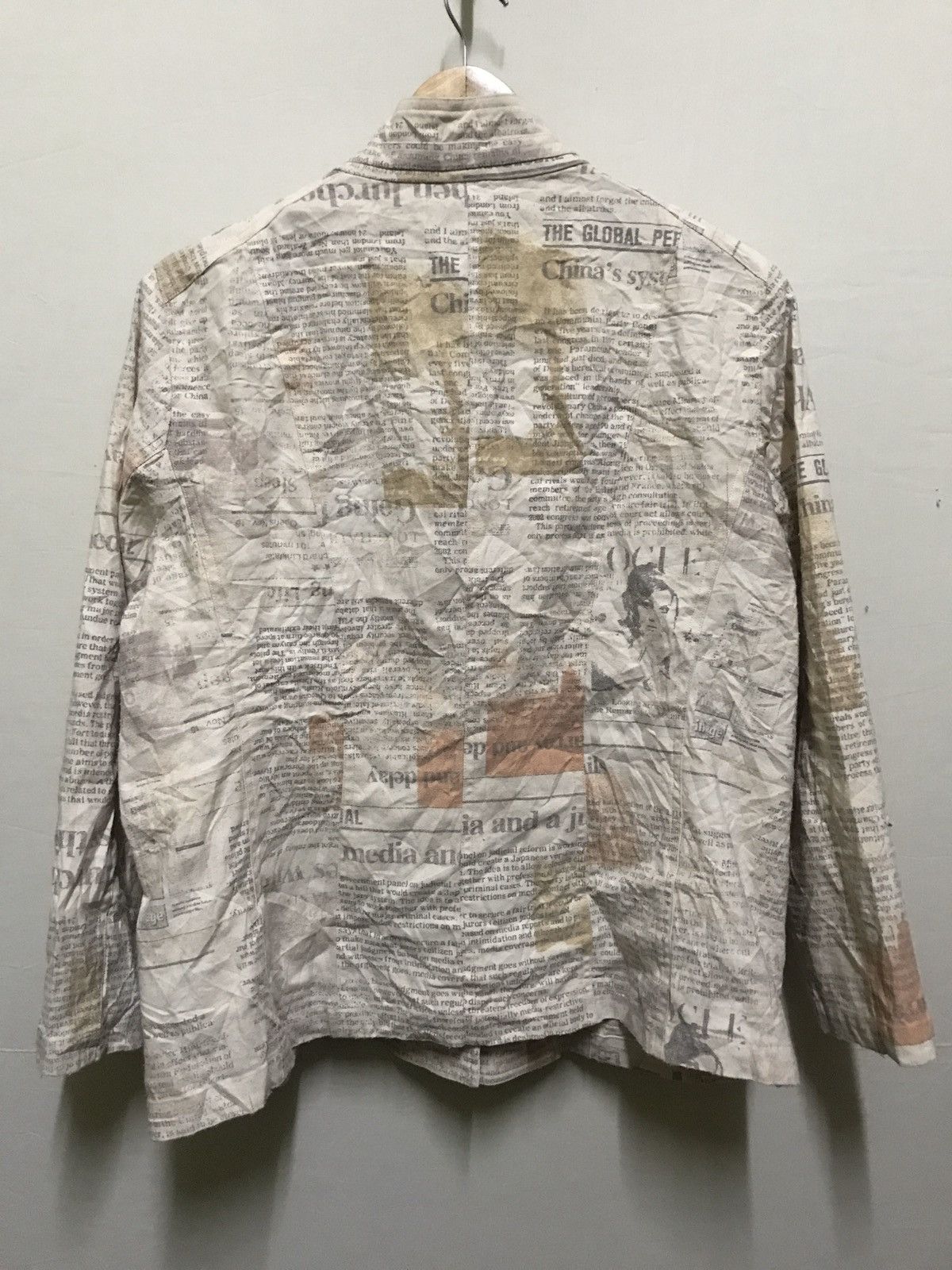 Japanese Brand Jeunesse Full Print Paper Print Jacket Japan Size US M / EU 48-50 / 2 - 7 Thumbnail
