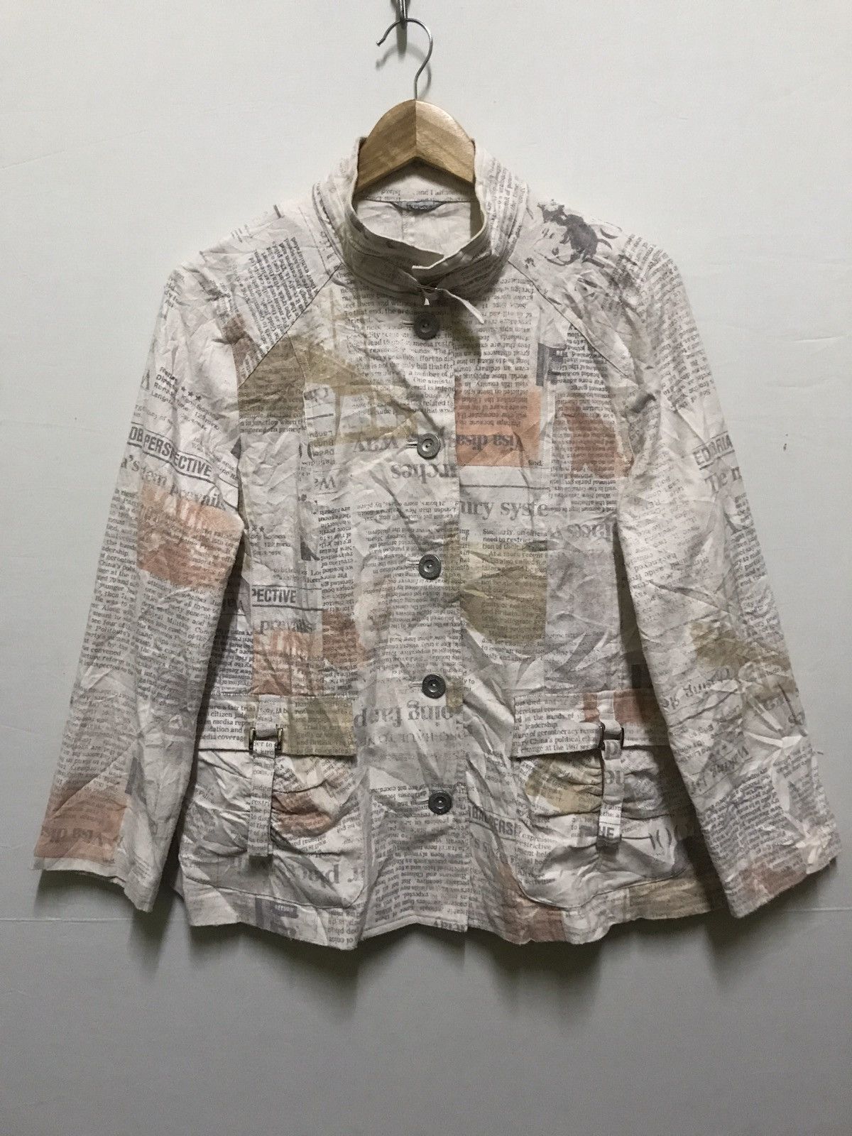 Japanese Brand Jeunesse Full Print Paper Print Jacket Japan Size US M / EU 48-50 / 2 - 1 Thumbnail