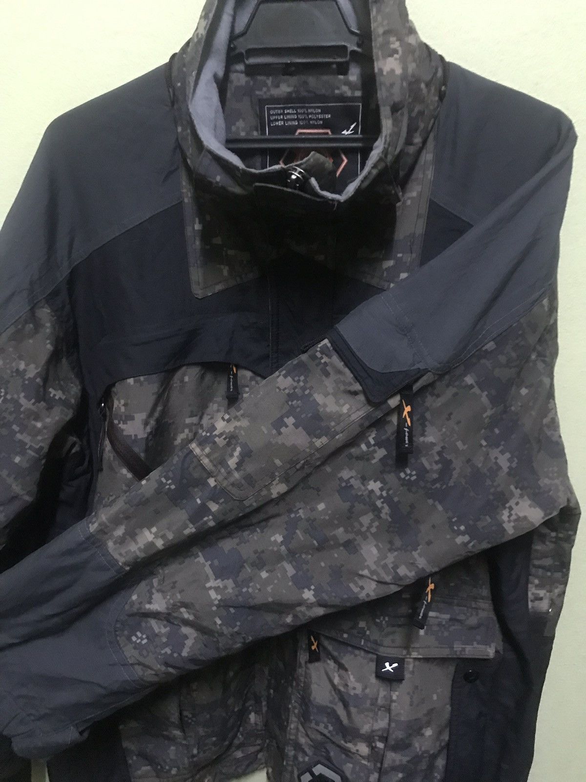 Japanese Brand Active Rider Ski Camouflage Digital Jacket Size US M / EU 48-50 / 2 - 8 Thumbnail