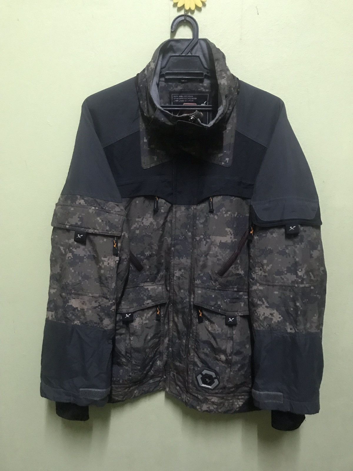 Japanese Brand Active Rider Ski Camouflage Digital Jacket Size US M / EU 48-50 / 2 - 1 Thumbnail