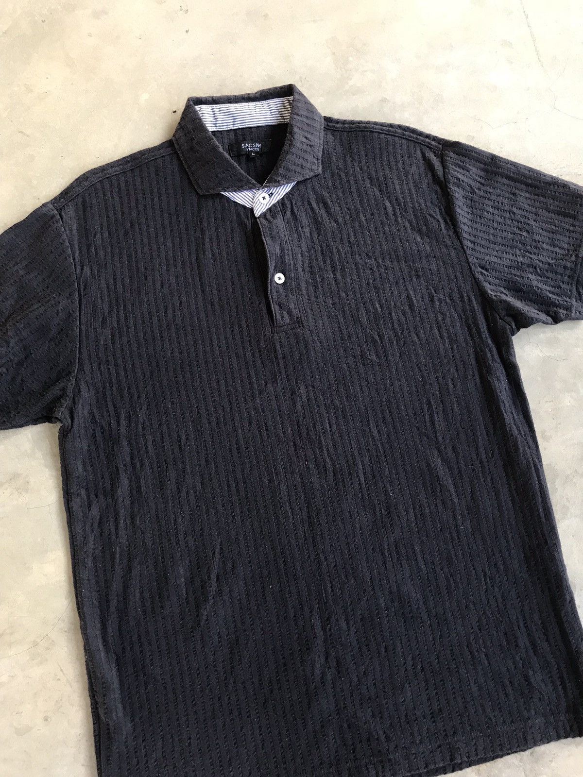 Yohji Yamamoto Sacsny Y’saccs By Yohji Yamamoto Polo Size US L / EU 52-54 / 3 - 1 Thumbnail
