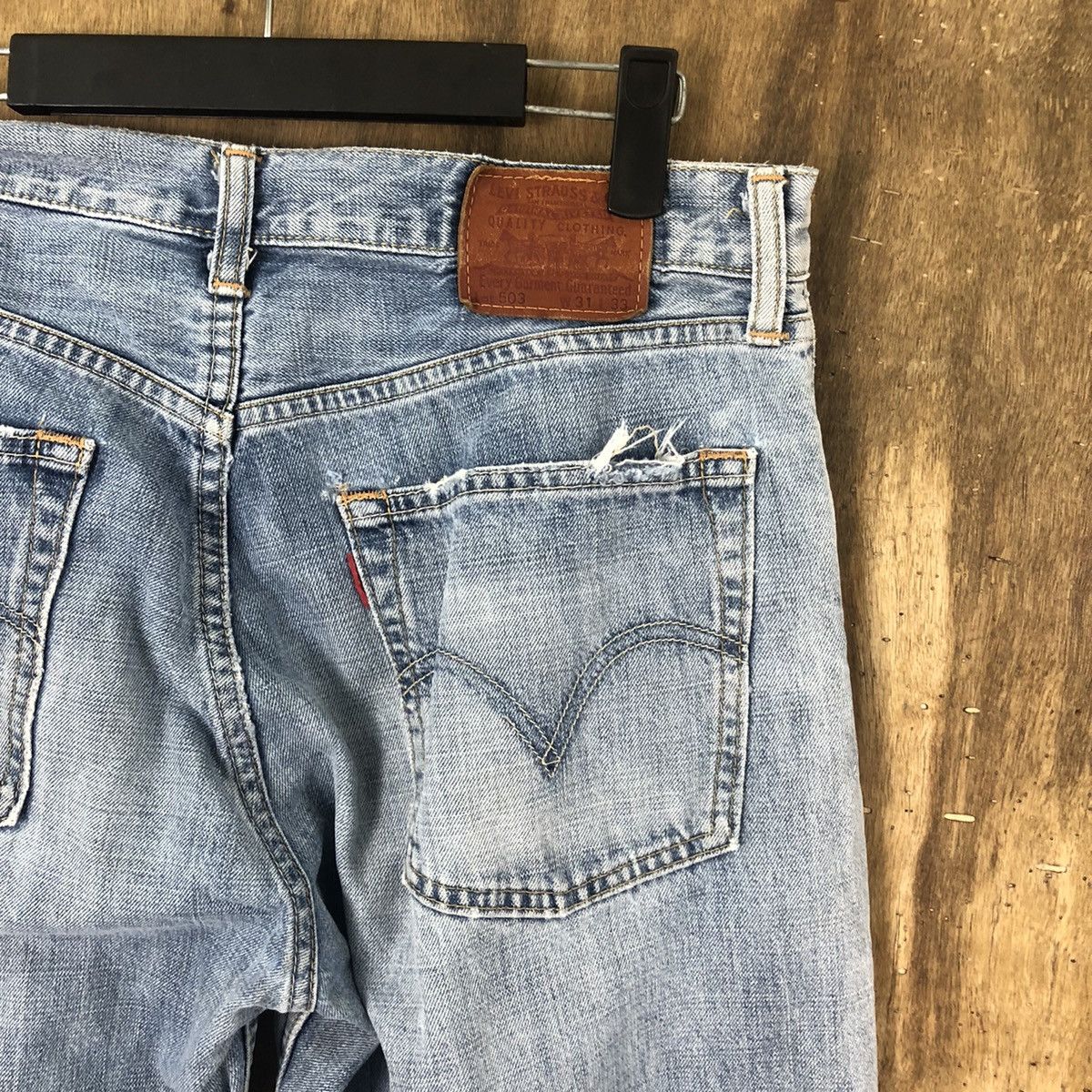 Levi's Vintage Clothing VINTAGE LEVI'S 503 FADED BLUE JEANS # 004 Size US 30 / EU 46 - 10 Thumbnail