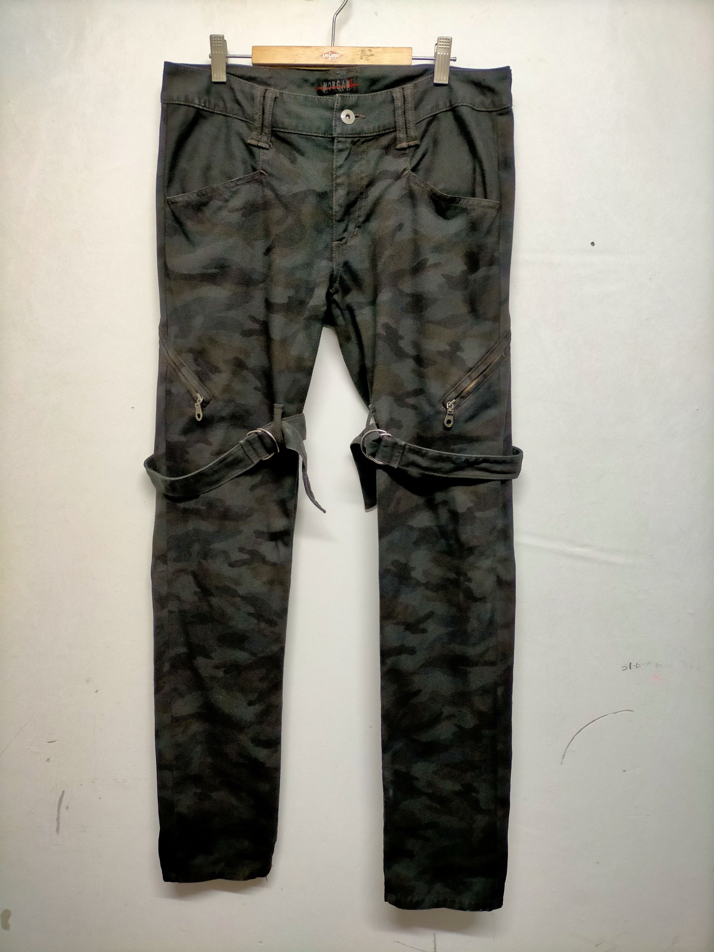 Japanese Brand Morgan Homme Bondage camo pants Size US 33 - 5 Thumbnail