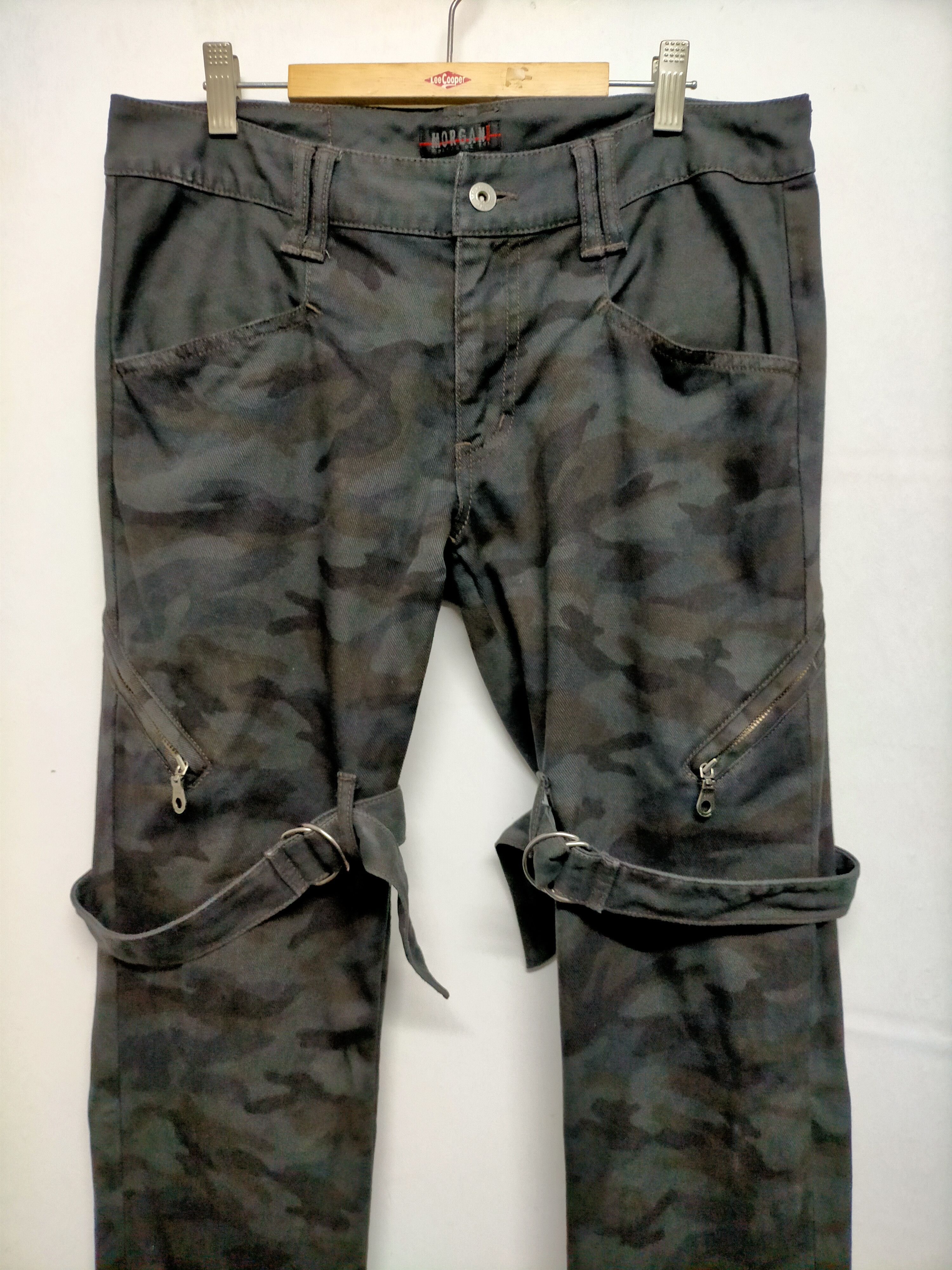 Japanese Brand Morgan Homme Bondage camo pants Size US 33 - 6 Thumbnail
