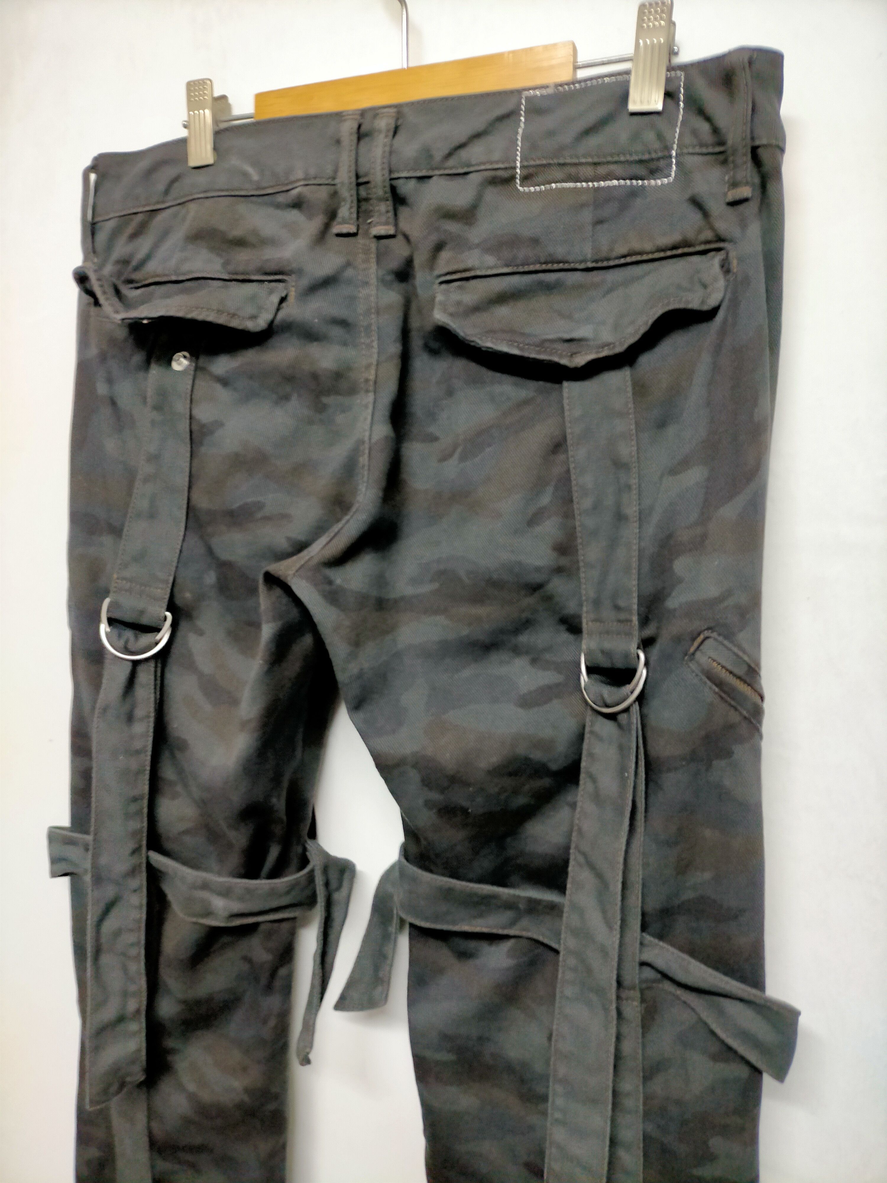 Japanese Brand Morgan Homme Bondage camo pants Size US 33 - 3 Thumbnail