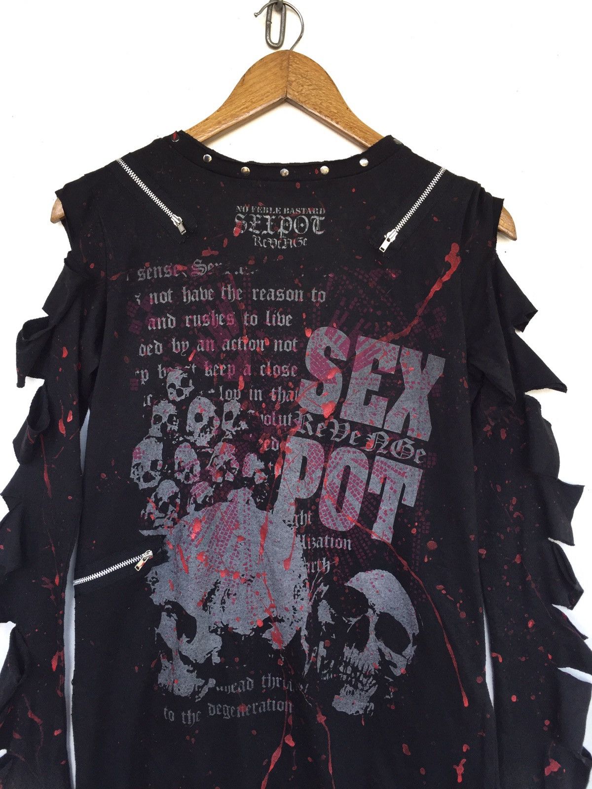 Hysteric Glamour 💥Japanese Sex Pot Bondage Punk Shirt Size S / US 4 / IT 40 - 2 Thumbnail