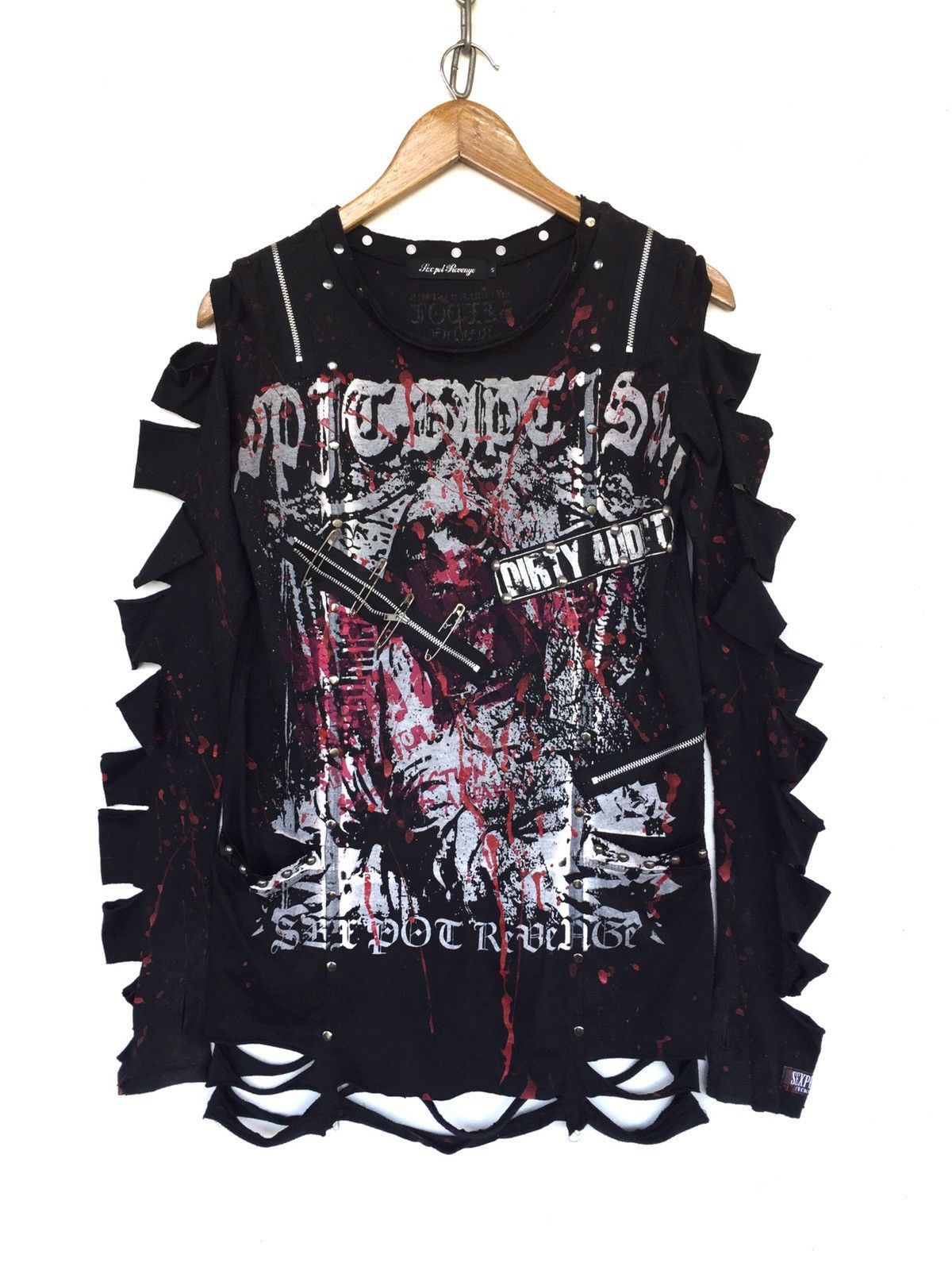 Hysteric Glamour Vintage Japanese Sex Pot Bondage Punk Shirt | Grailed