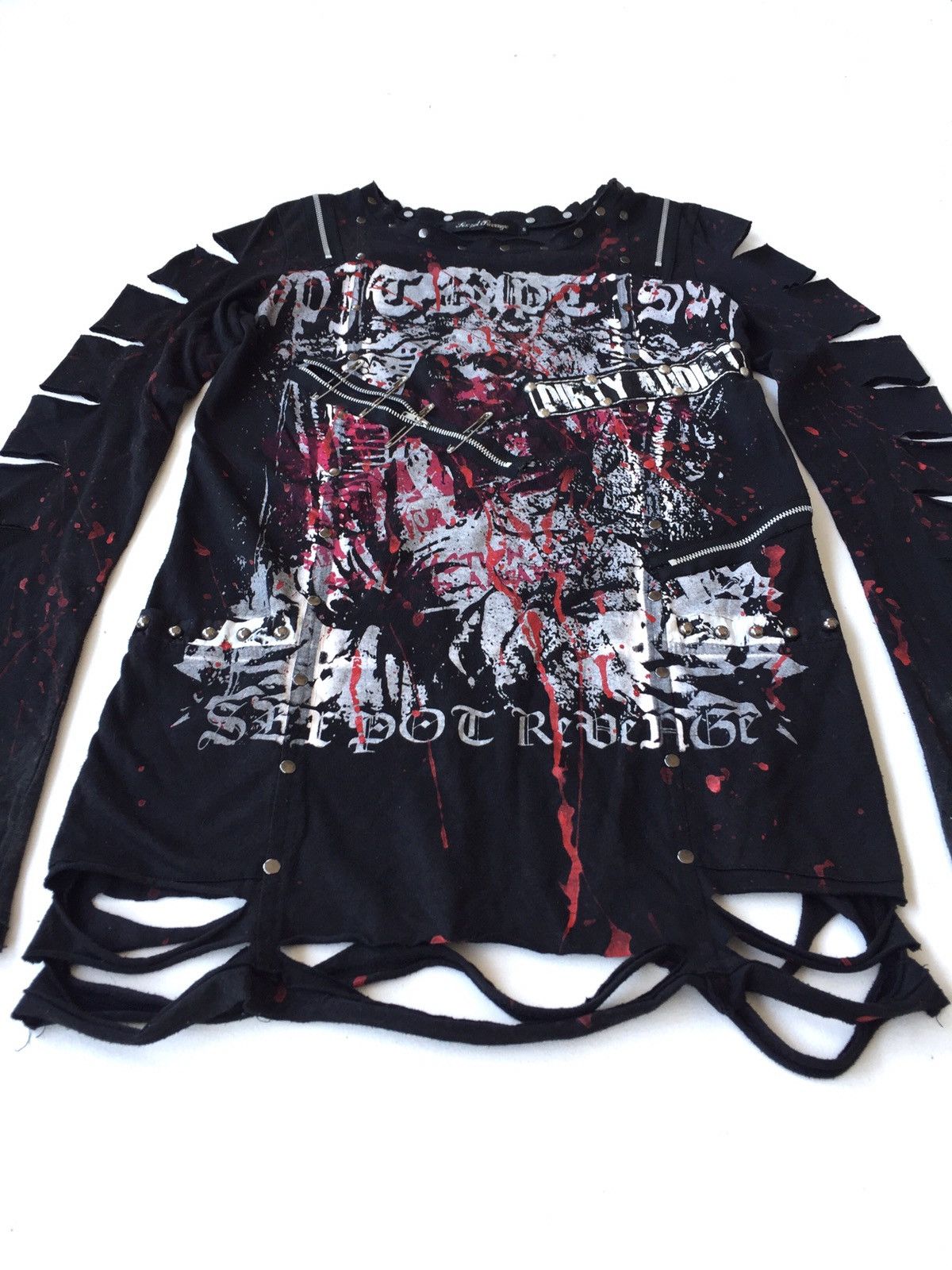 Designer × Hysteric Glamour × Japanese Brand Vintage Japanese Sex Pot Bondage Punk Shirt Size S / US 4 / IT 40 - 3 Thumbnail