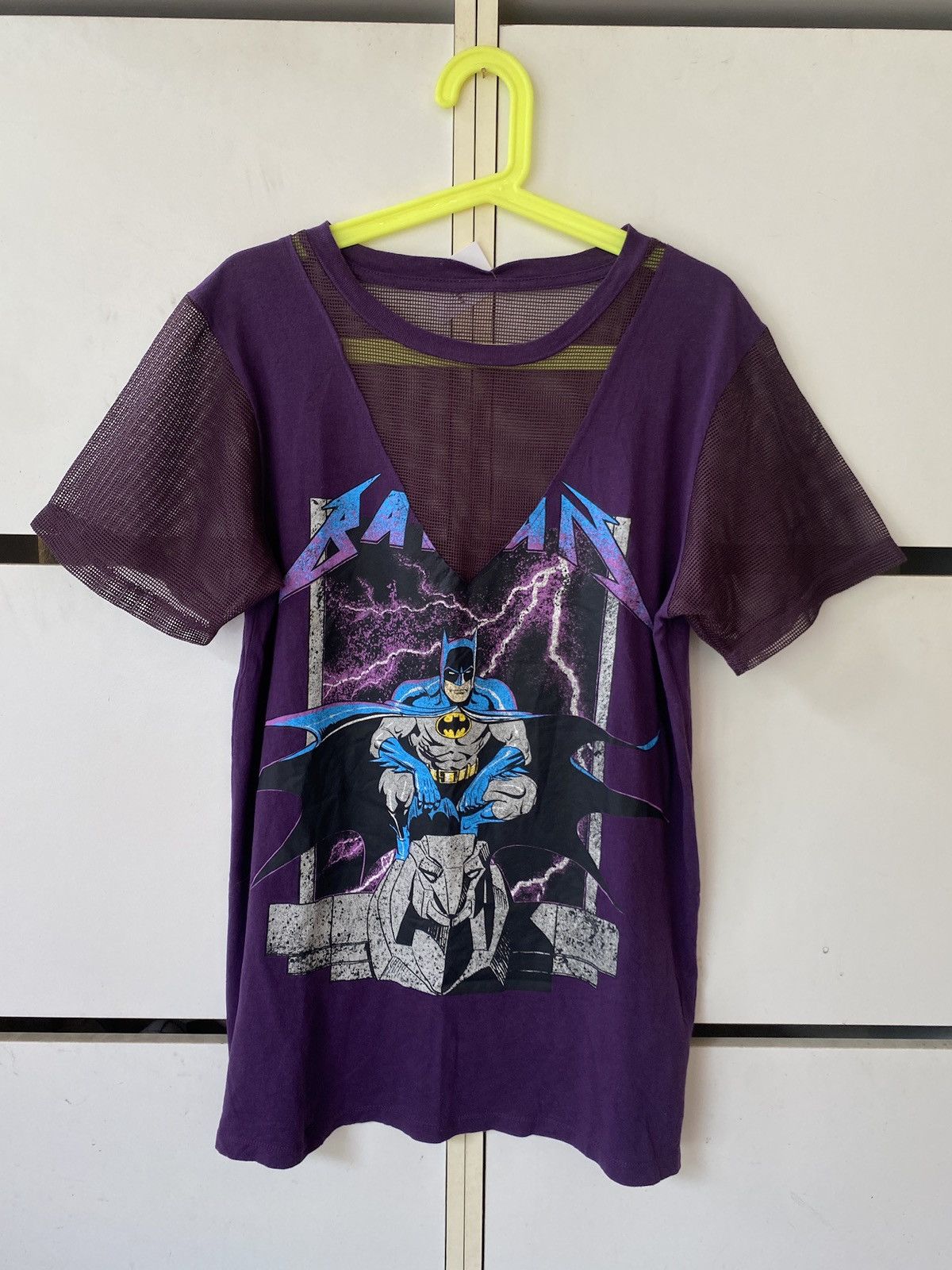 DC Comics BATMAN X FOREVER 21 MESH T SHIRT Size US M / EU 48-50 / 2 - 1 Thumbnail