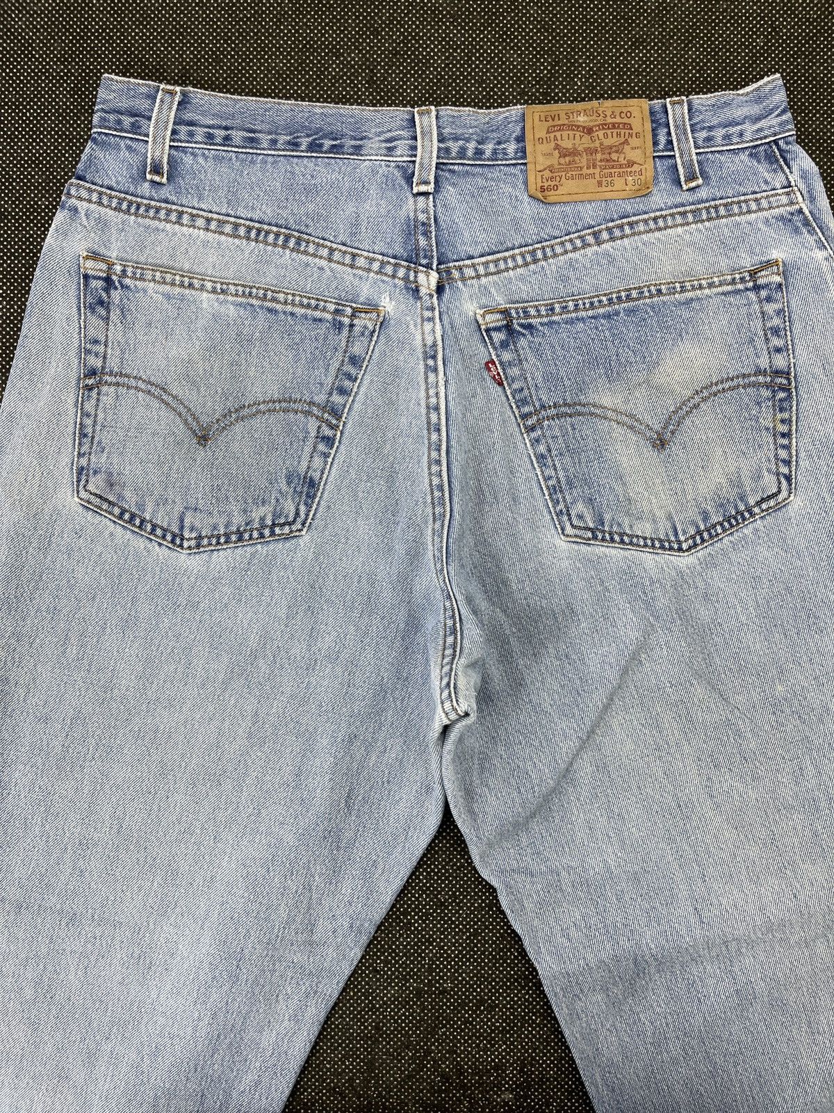 Levi's Vintage Light Wash Levi’s 560 Jeans - J515 Size US 37 - 4 Thumbnail