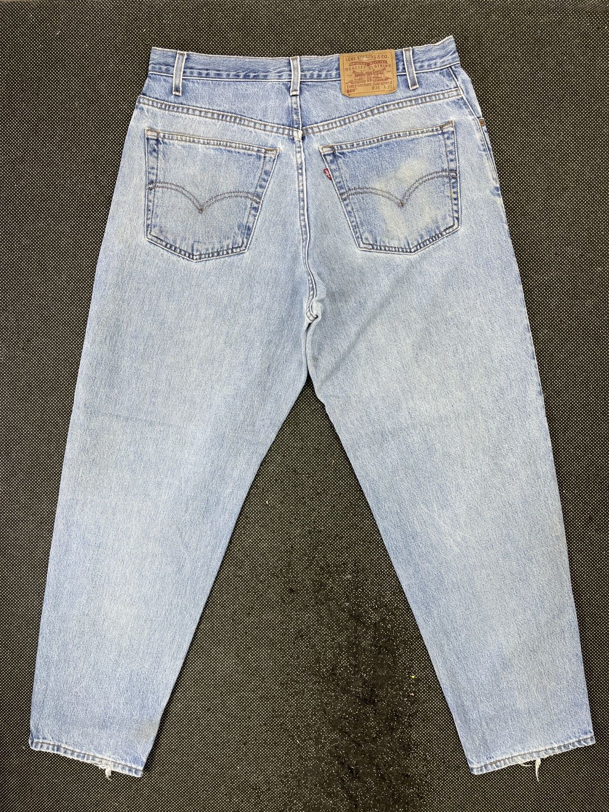 Levi's Vintage Light Wash Levi’s 560 Jeans - J515 Size US 37 - 2 Thumbnail