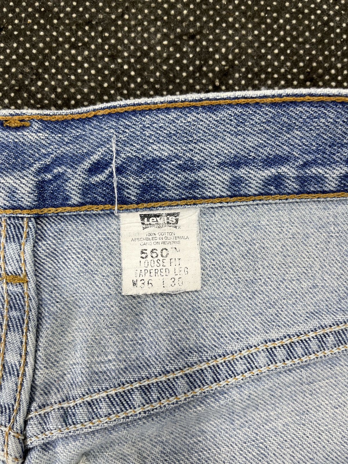 Levi's Vintage Light Wash Levi’s 560 Jeans - J515 Size US 37 - 6 Thumbnail