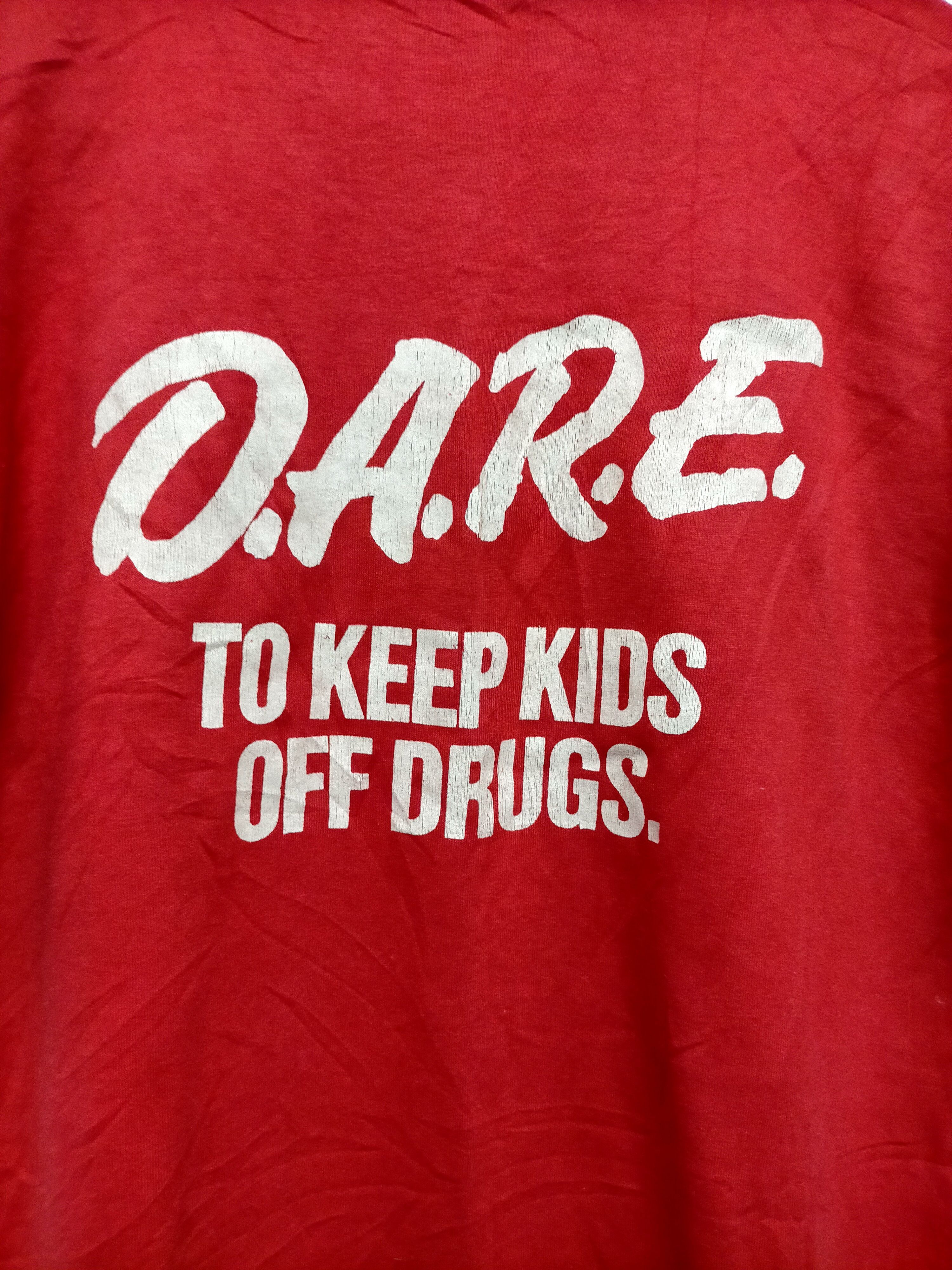 D.A.R.E Vintage 90s D.A.R.E. to keep kids off drugs tee Size US L / EU 52-54 / 3 - 2 Thumbnail