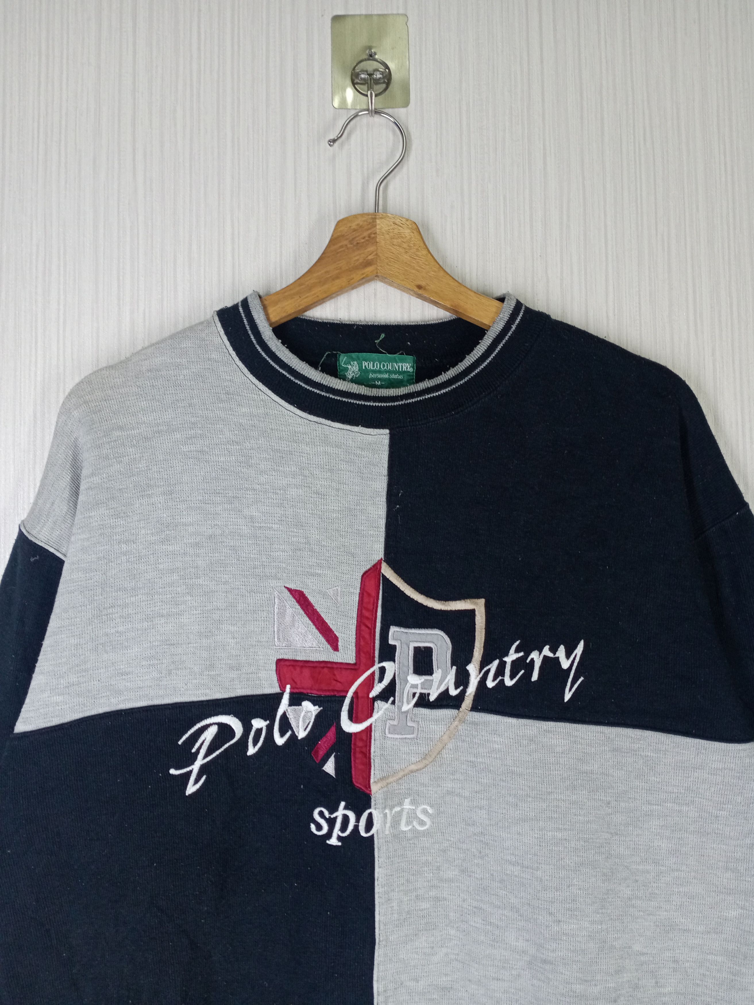 Polo Ralph Lauren Vintage Polo Country Embroidered Big Logo Sweatshirt Size US M / EU 48-50 / 2 - 2 Thumbnail
