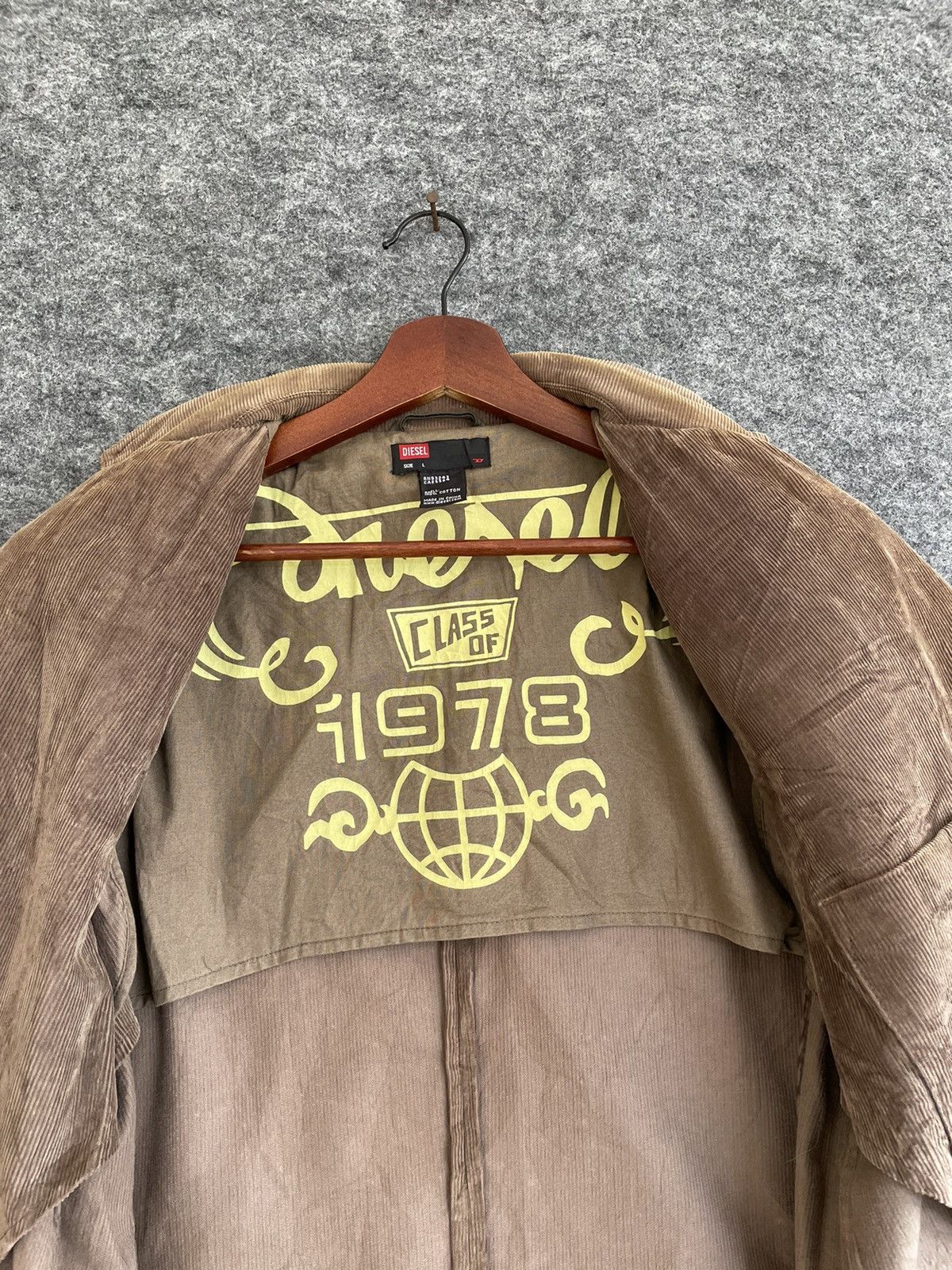 Diesel DIESEL CORDUROY JACKET Size US L / EU 52-54 / 3 - 4 Thumbnail