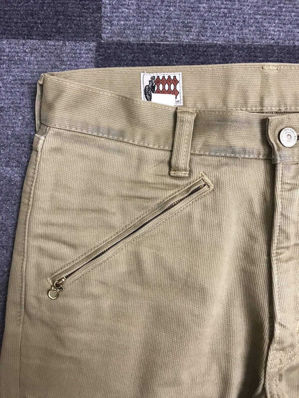 Japanese Brand FLARE 💥 WEST RIDE Chopper Japan Westerner Biker Pant Size US 30 / EU 46 - 12 Thumbnail