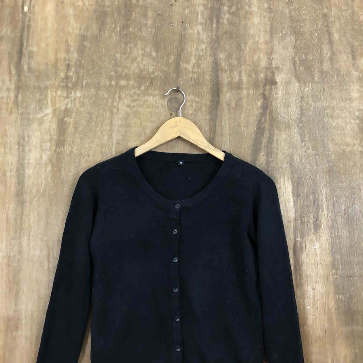 Homespun Knitwear Japanese Brand Black Cardigan Knitwear #168 Size US S / EU 44-46 / 1 - 2 Thumbnail