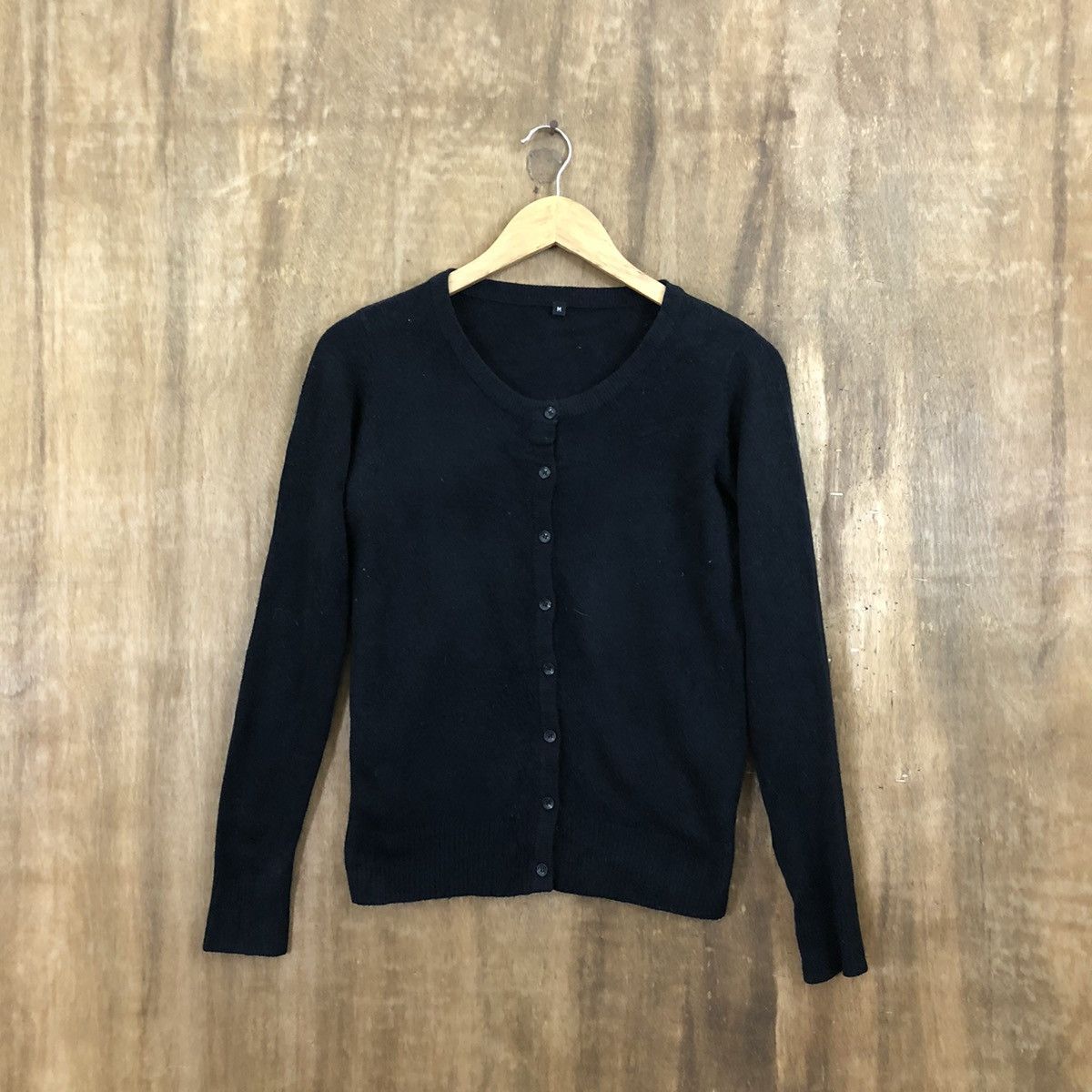 Homespun Knitwear Japanese Brand Black Cardigan Knitwear #168 Size US S / EU 44-46 / 1 - 1 Thumbnail