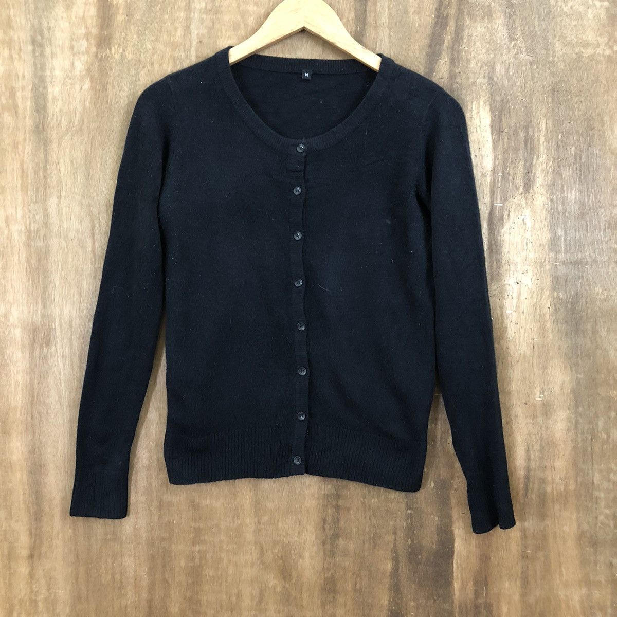Homespun Knitwear Japanese Brand Black Cardigan Knitwear #168 Size US S / EU 44-46 / 1 - 3 Thumbnail