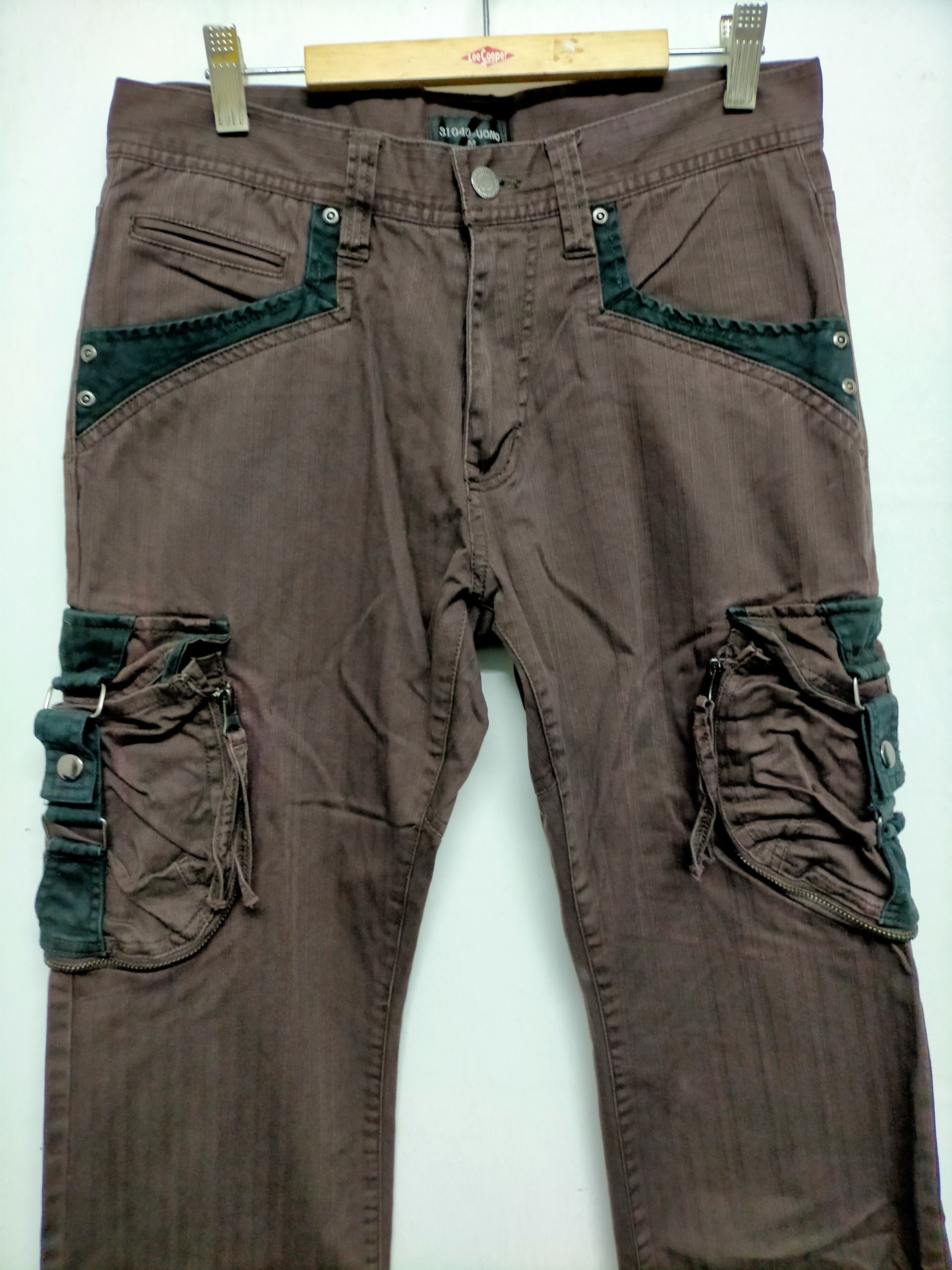 Japanese Brand Deep Thanks Cargo Pants Size US 30 / EU 46 - 3 Thumbnail