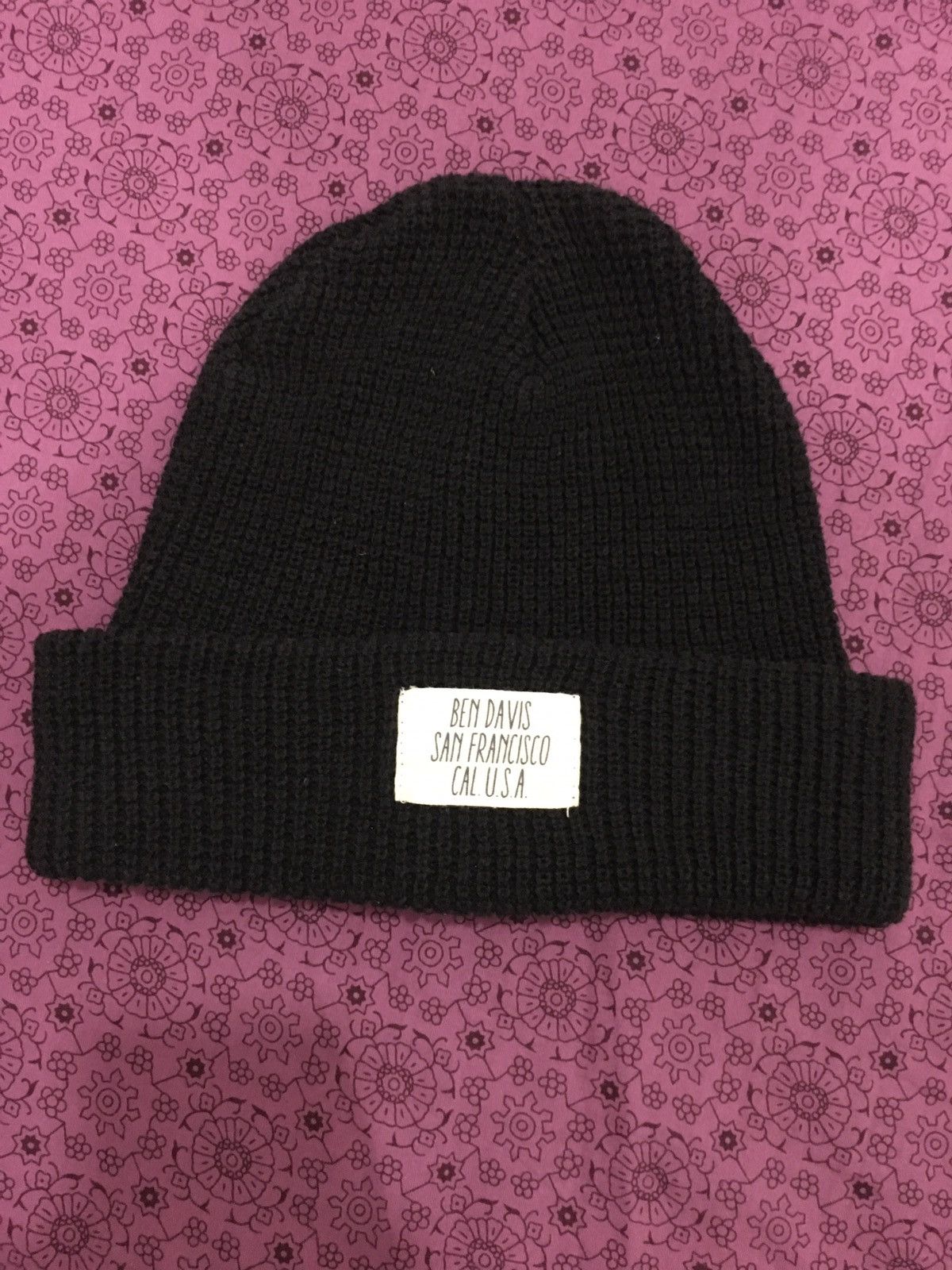 Ben Davis Ben Davis Black Beanie Size ONE SIZE - 1 Thumbnail