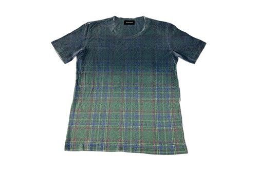 Hype Diet Butcher Slim Skin Plaid Checked Printed Tee