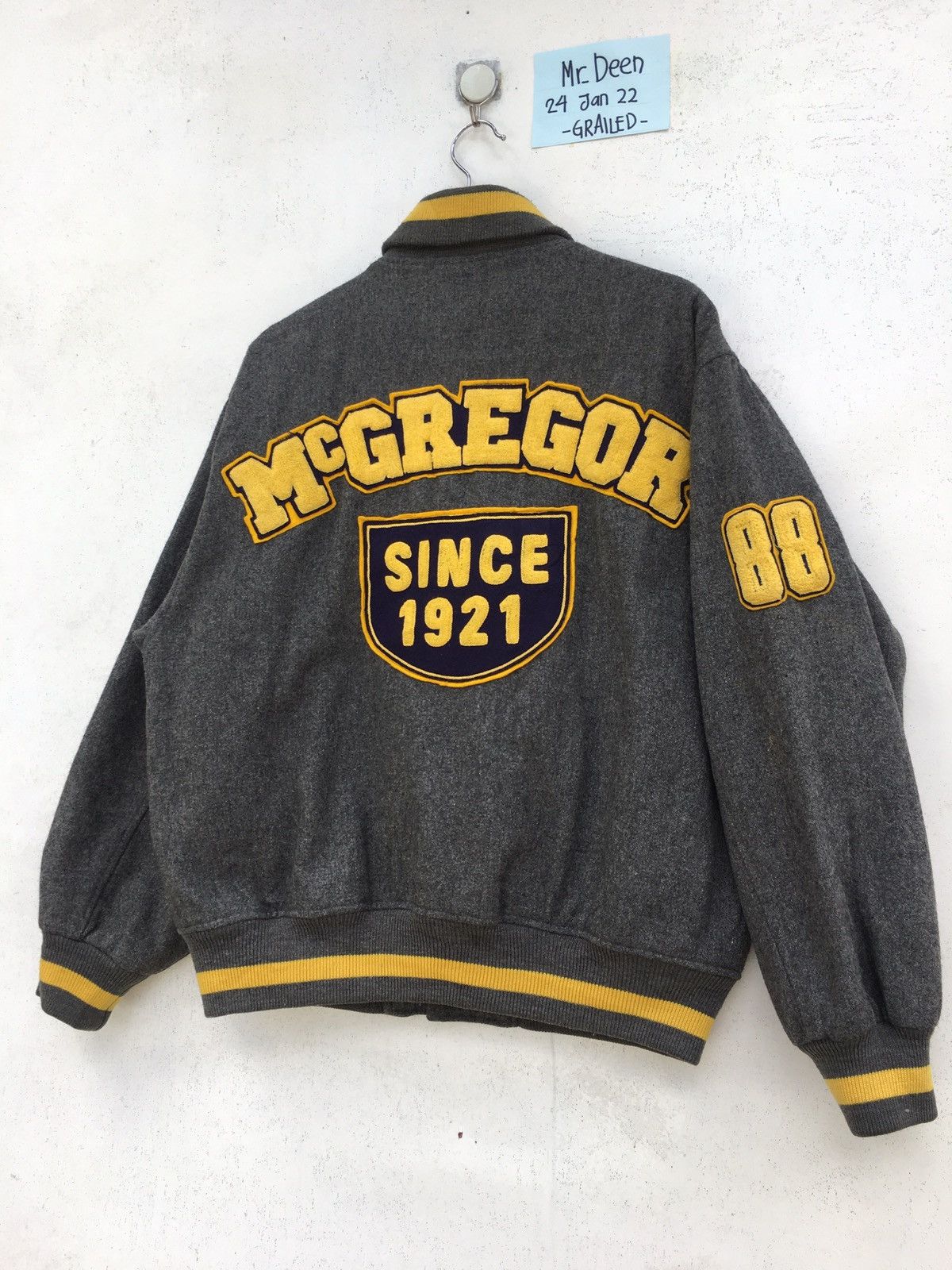 McGregor Rare Vintage 80s McGregor 100% Varsity Wool Jacket Size US L / EU 52-54 / 3 - 4 Thumbnail