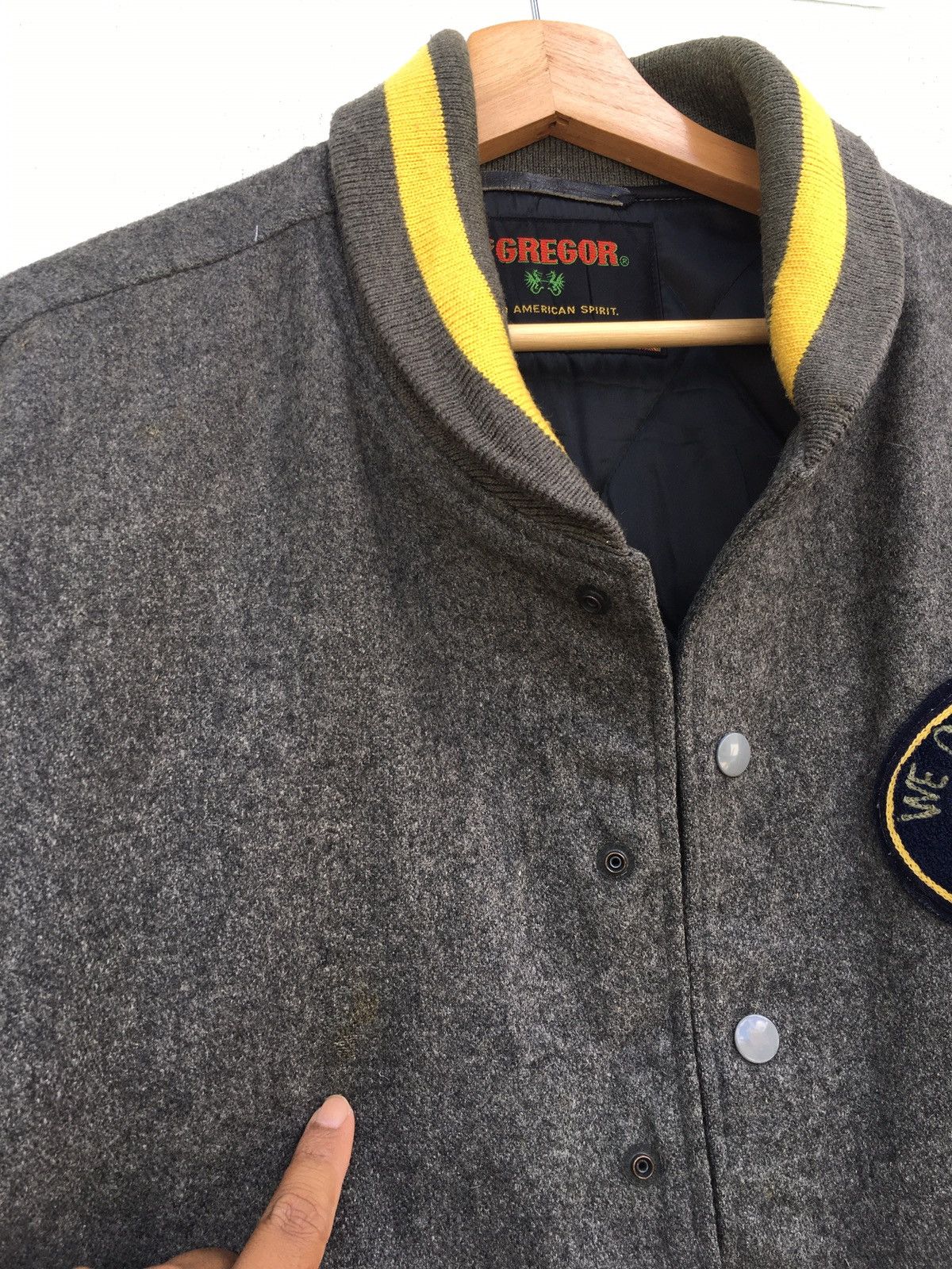 McGregor Rare Vintage 80s McGregor 100% Varsity Wool Jacket Size US L / EU 52-54 / 3 - 16 Thumbnail