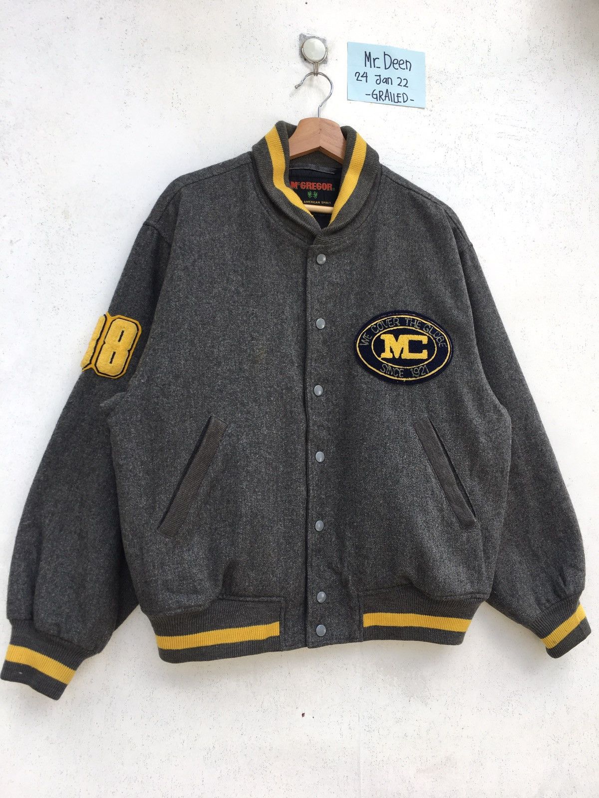 McGregor Rare Vintage 80s McGregor 100% Varsity Wool Jacket Size US L / EU 52-54 / 3 - 9 Thumbnail