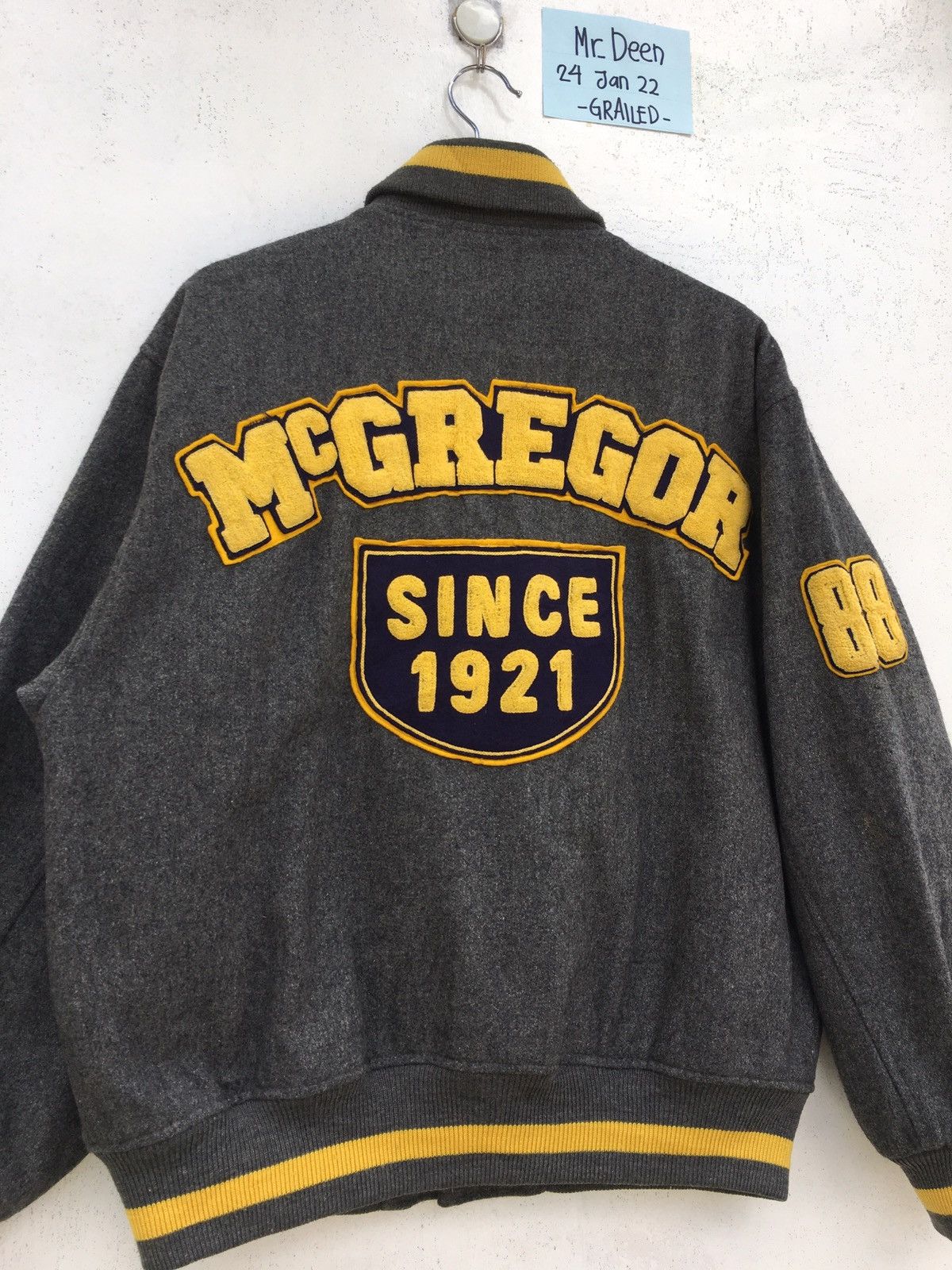 McGregor Rare Vintage 80s McGregor 100% Varsity Wool Jacket Size US L / EU 52-54 / 3 - 5 Thumbnail