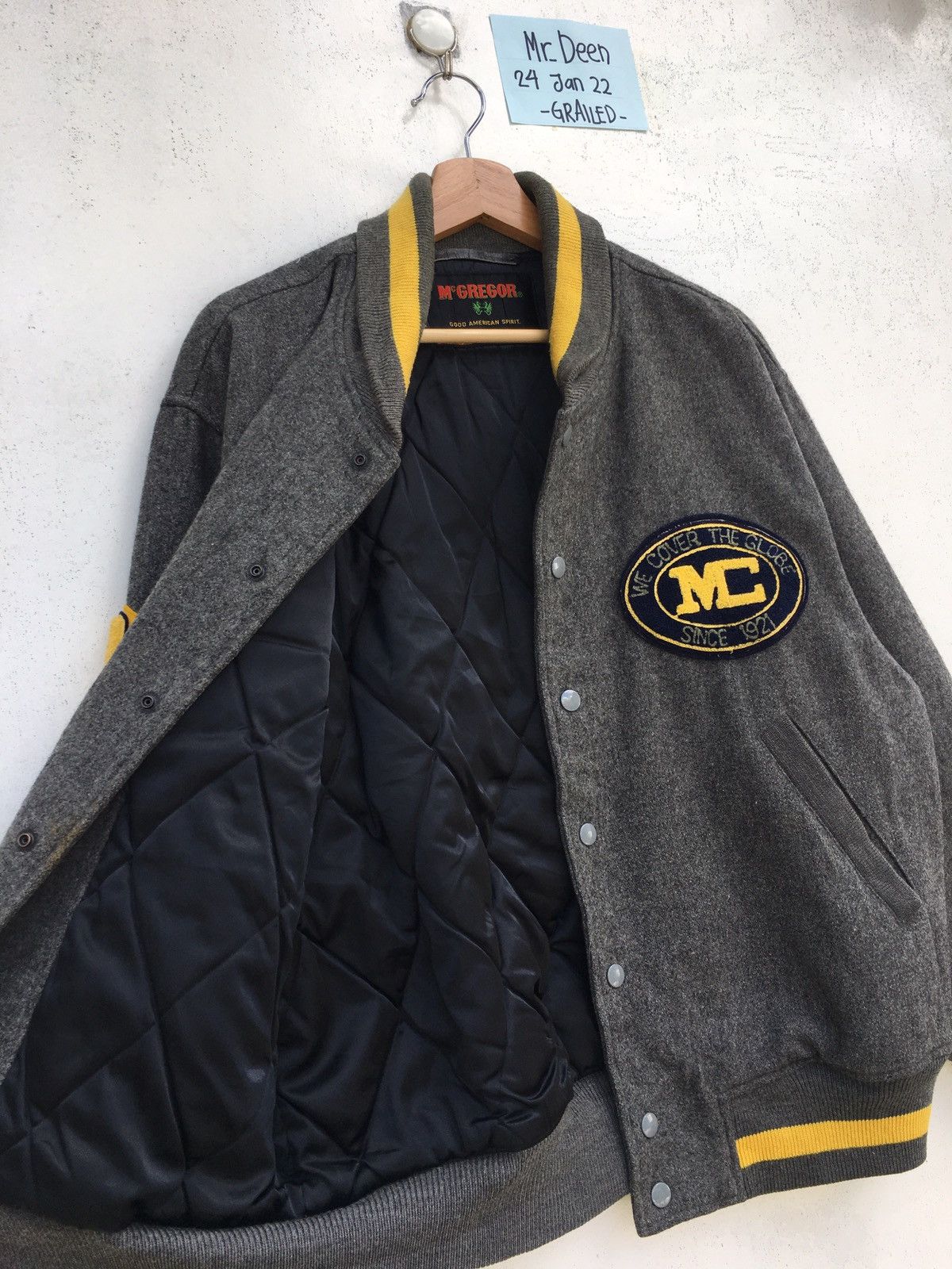McGregor Rare Vintage 80s McGregor 100% Varsity Wool Jacket Size US L / EU 52-54 / 3 - 13 Thumbnail