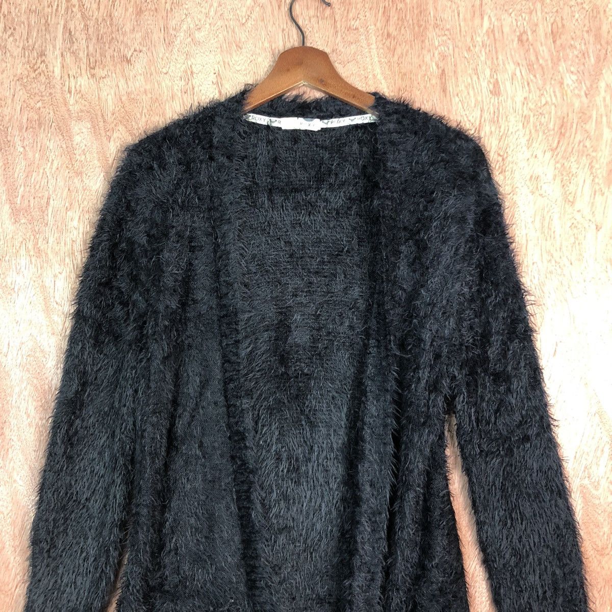 Homespun Knitwear Roxy Black Mohair Cardigan Knitwear Size US M / EU 48-50 / 2 - 2 Thumbnail