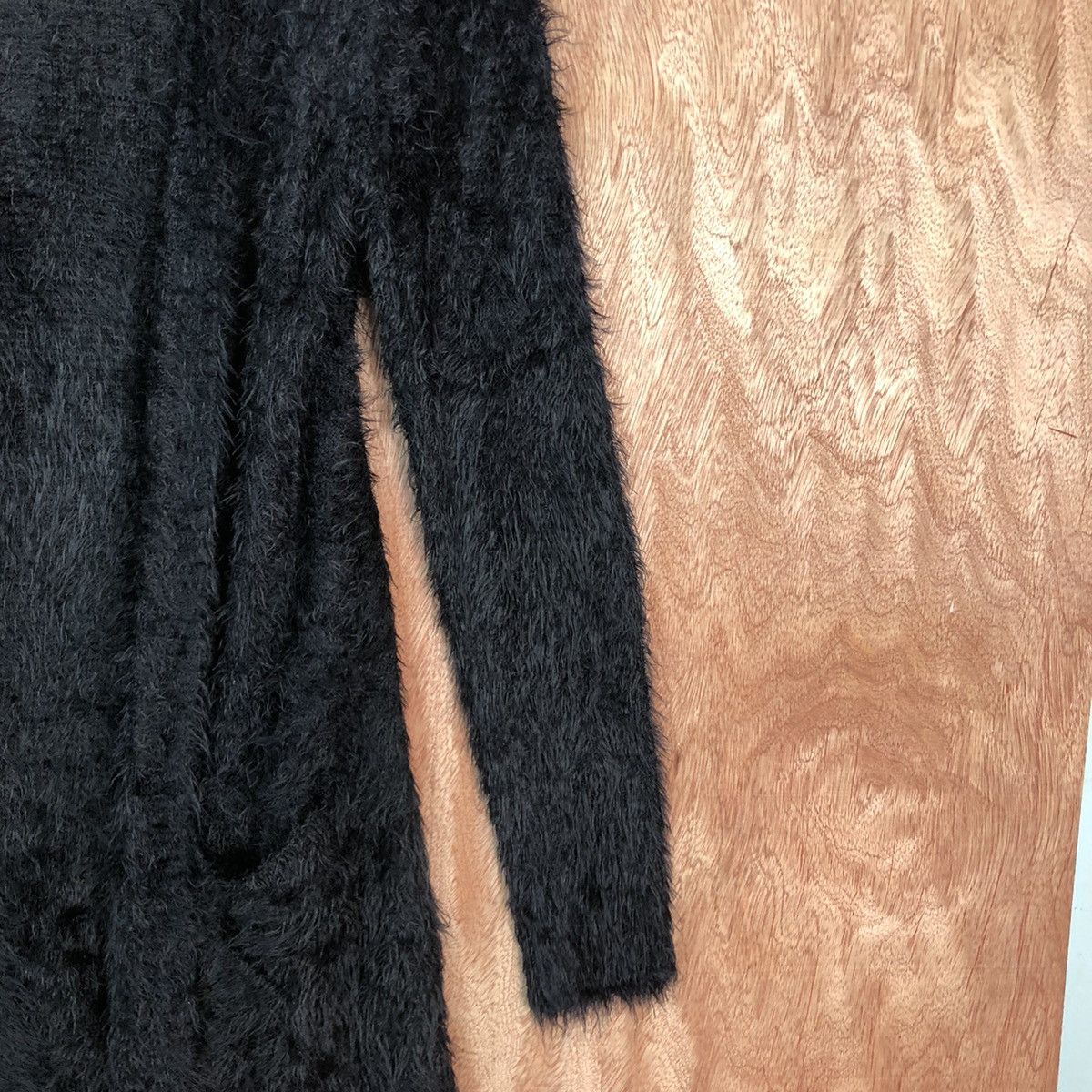 Homespun Knitwear Roxy Black Mohair Cardigan Knitwear Size US M / EU 48-50 / 2 - 5 Thumbnail