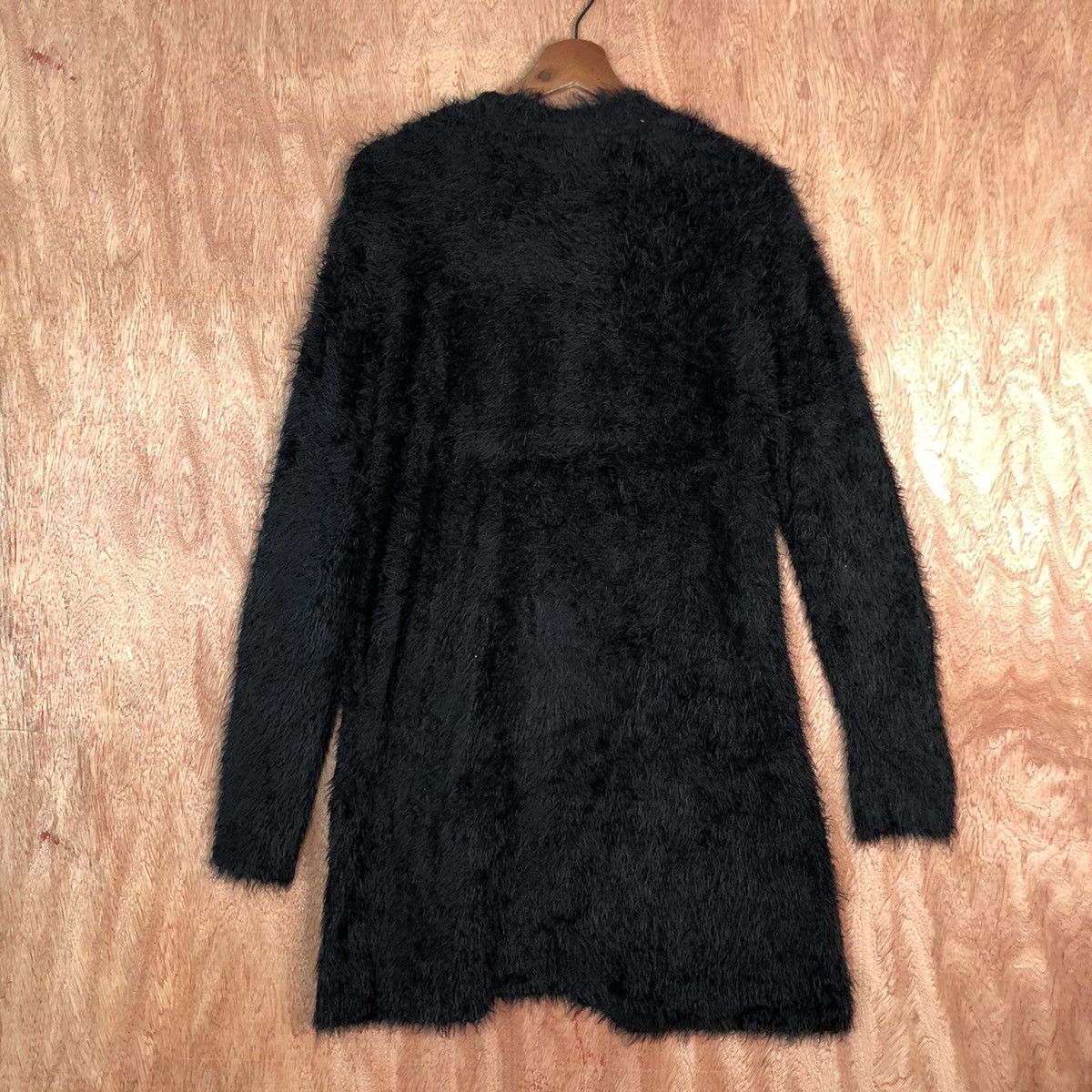 Homespun Knitwear Roxy Black Mohair Cardigan Knitwear Size US M / EU 48-50 / 2 - 9 Thumbnail